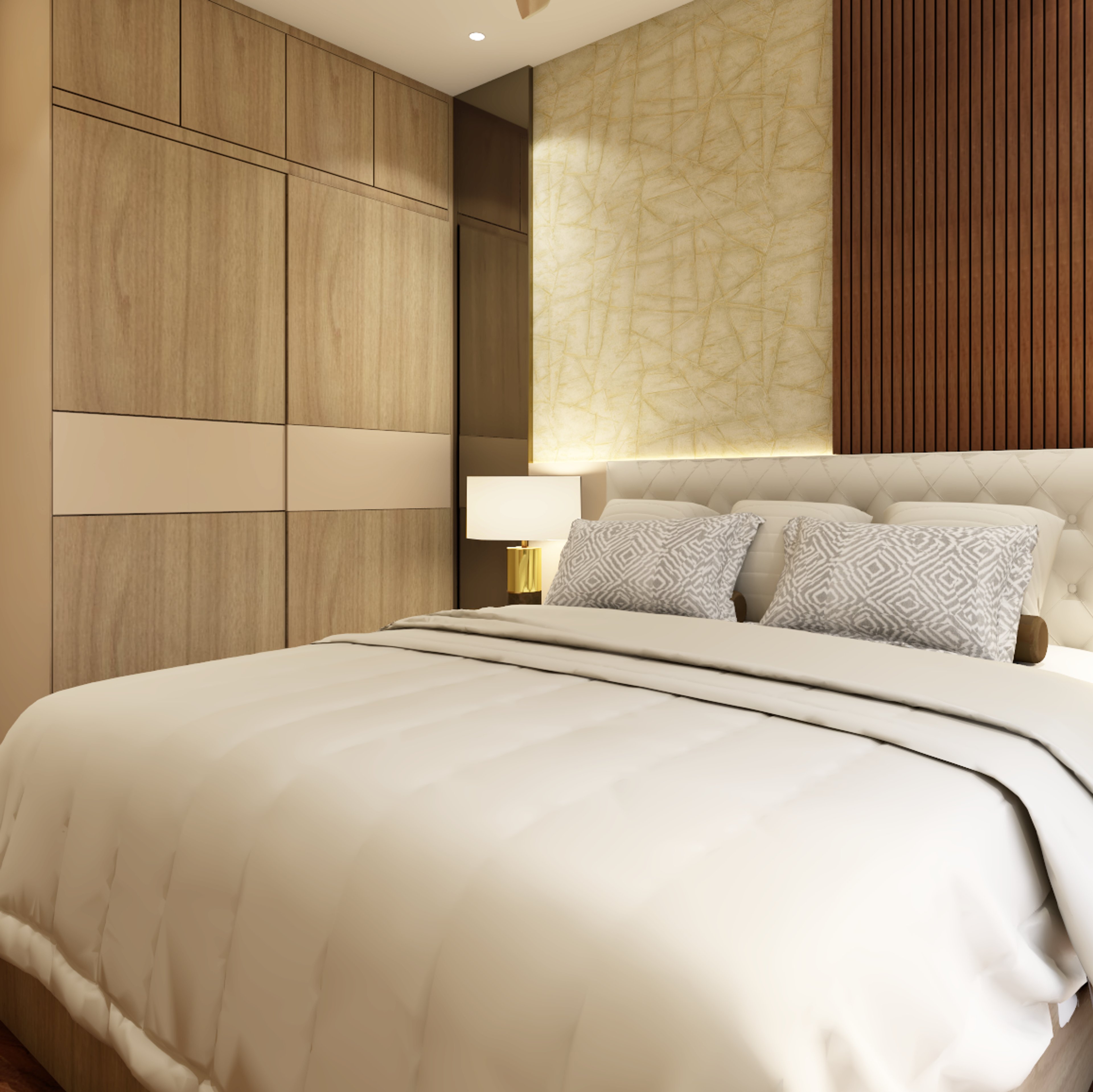 Convenient Guest Room With Traditional Interiors - Livspace