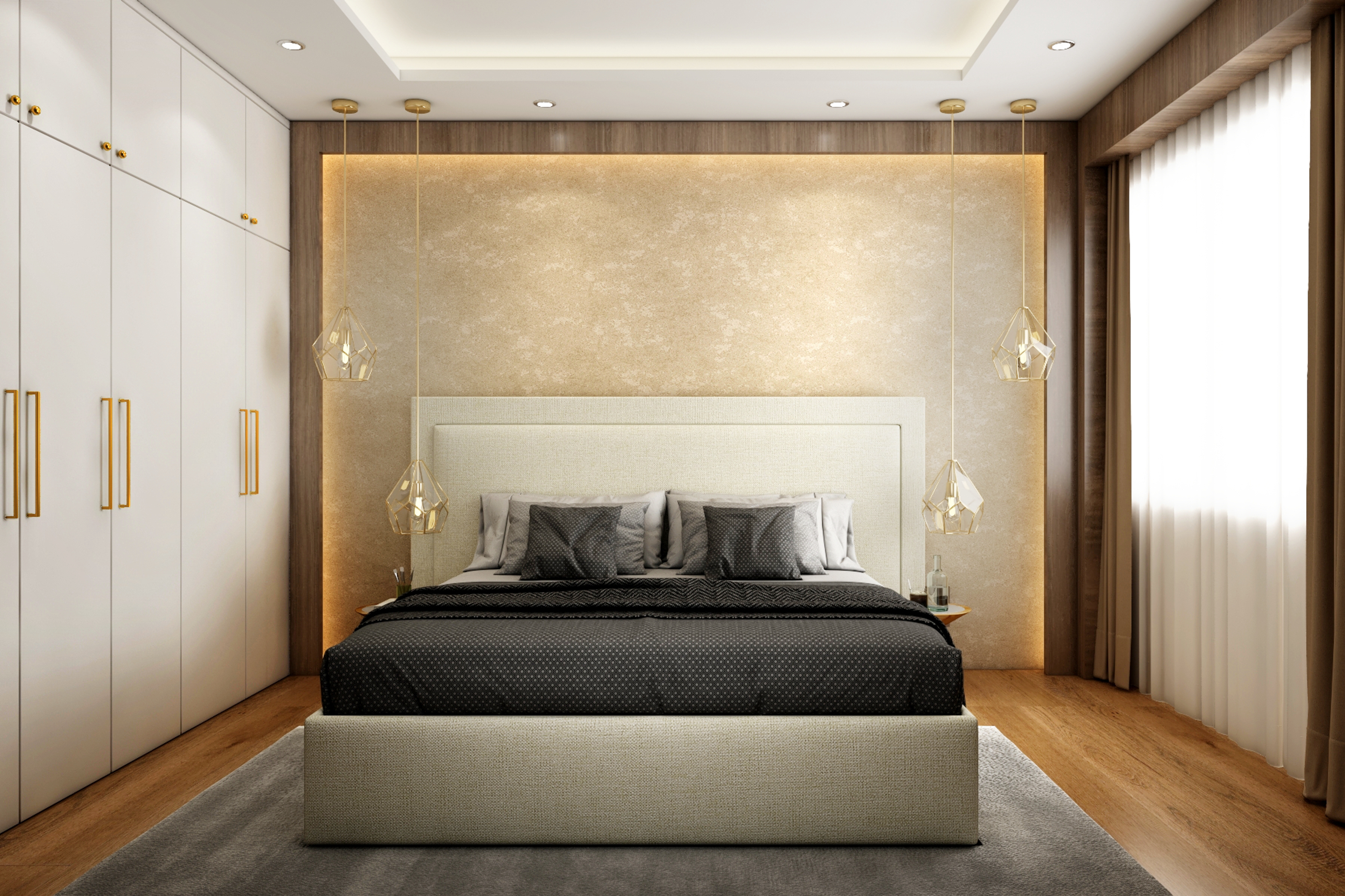 Spacious Modern Guest Room Interior Ideas