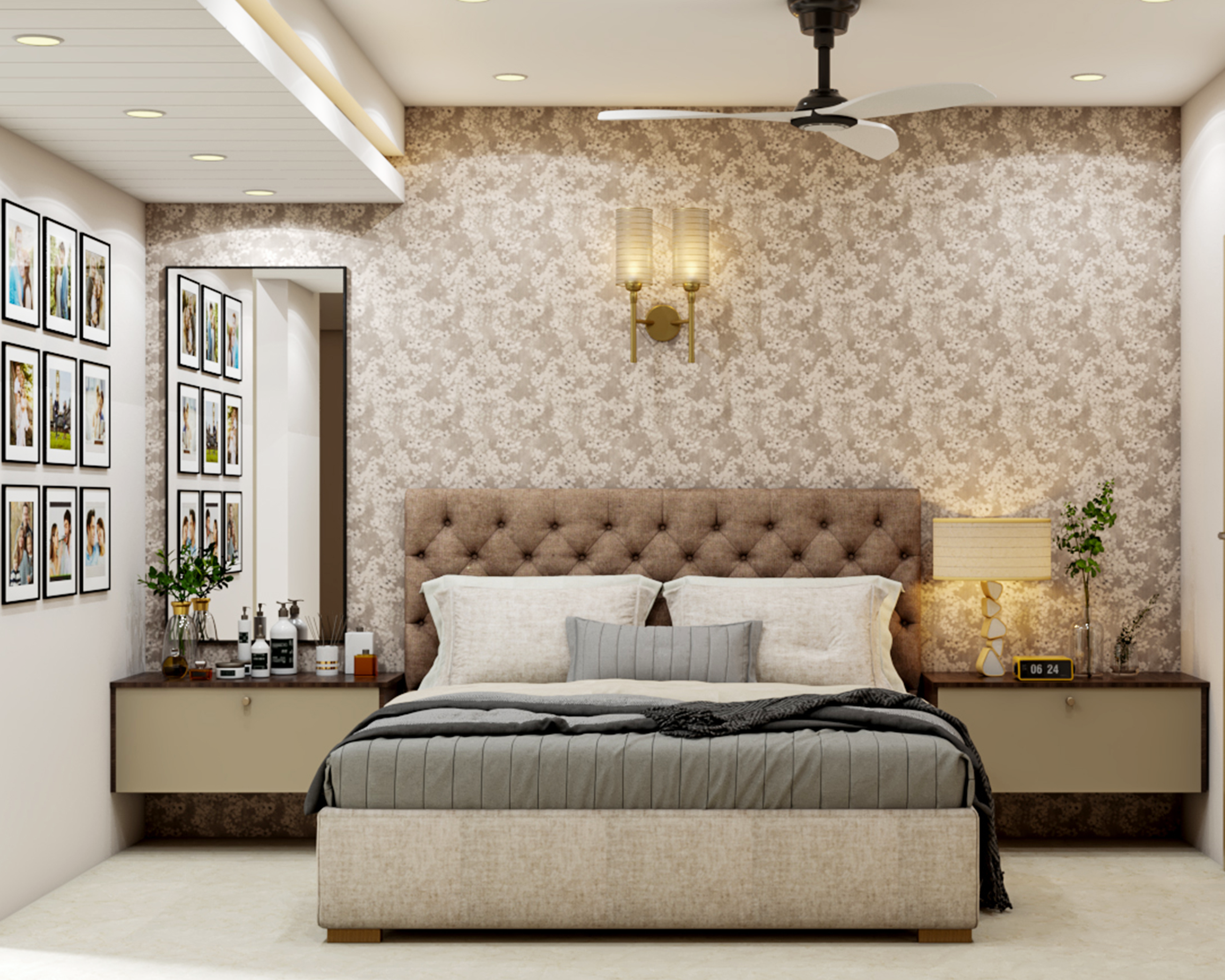Spacious Guest Room With Classic Interiors