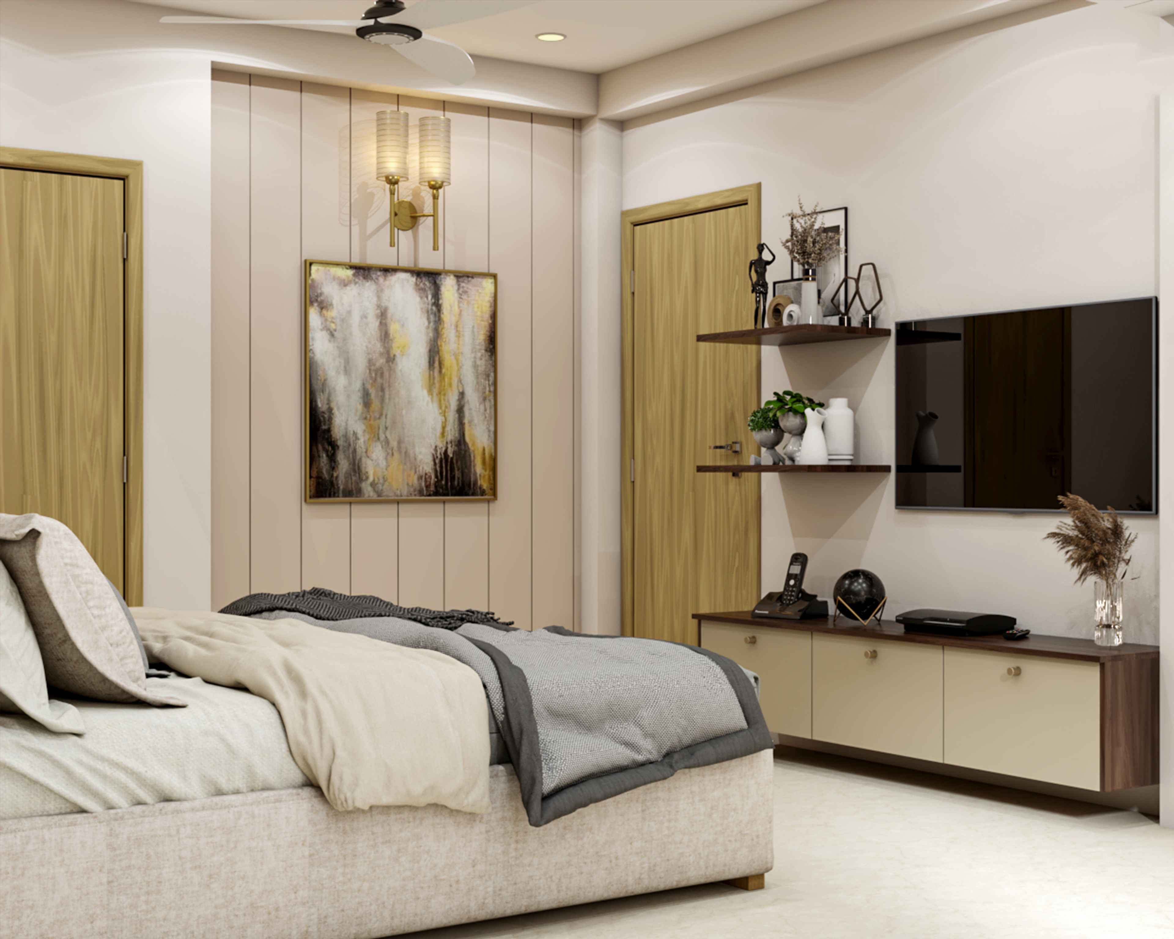 Spacious Cosy Guest Bedroom Design Ideas - Livspace