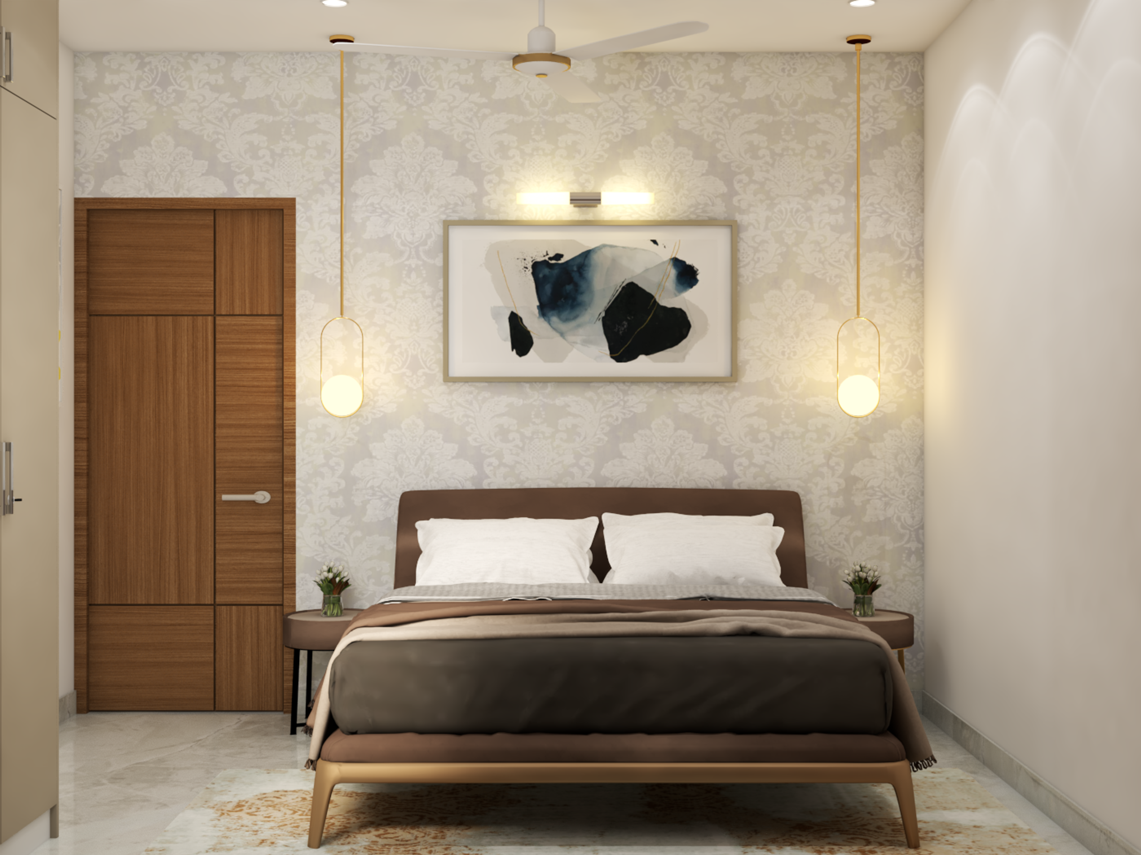 Modern Cosy Guest Bedroom Interior Design