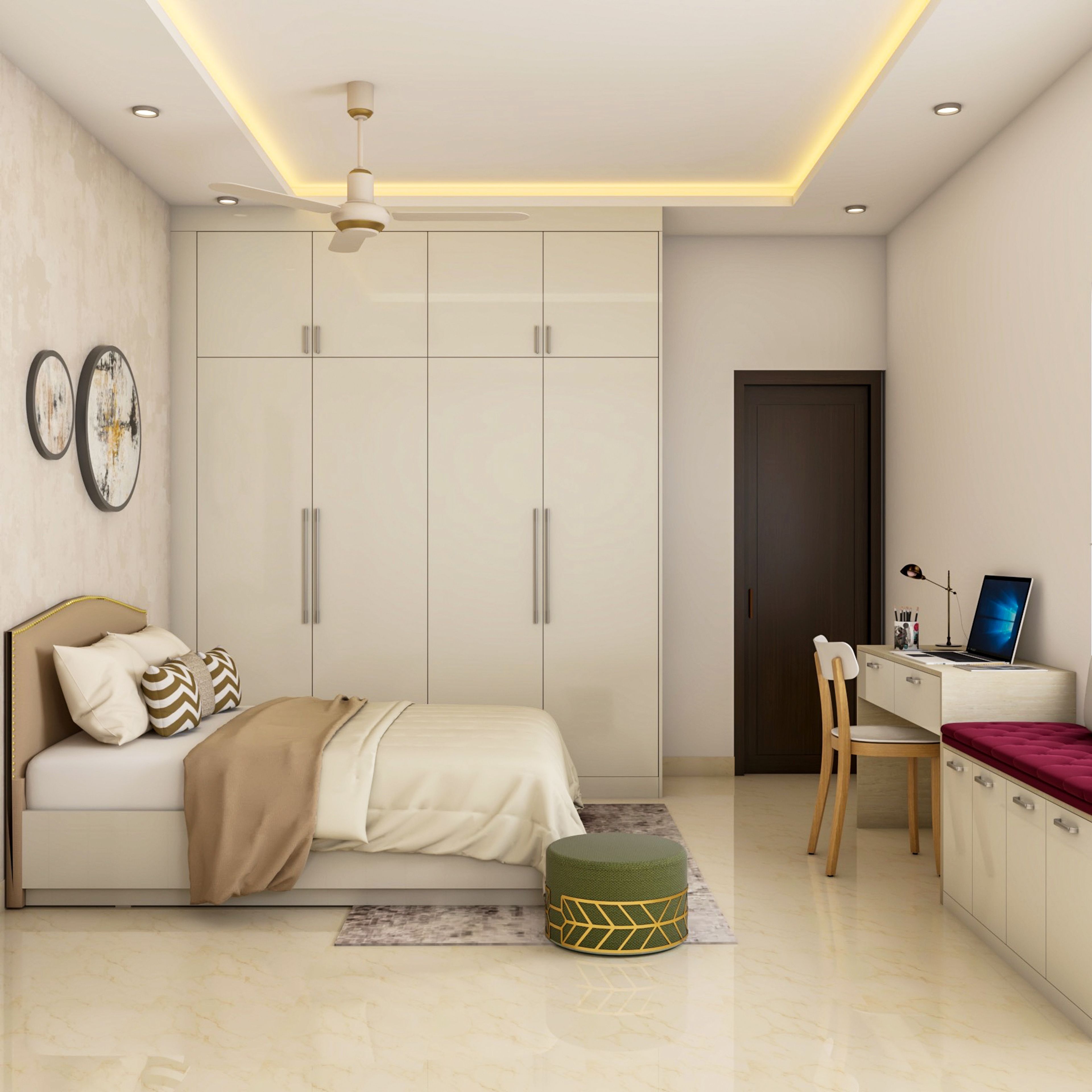 Modern Multifunctional Guest Bedroom Design