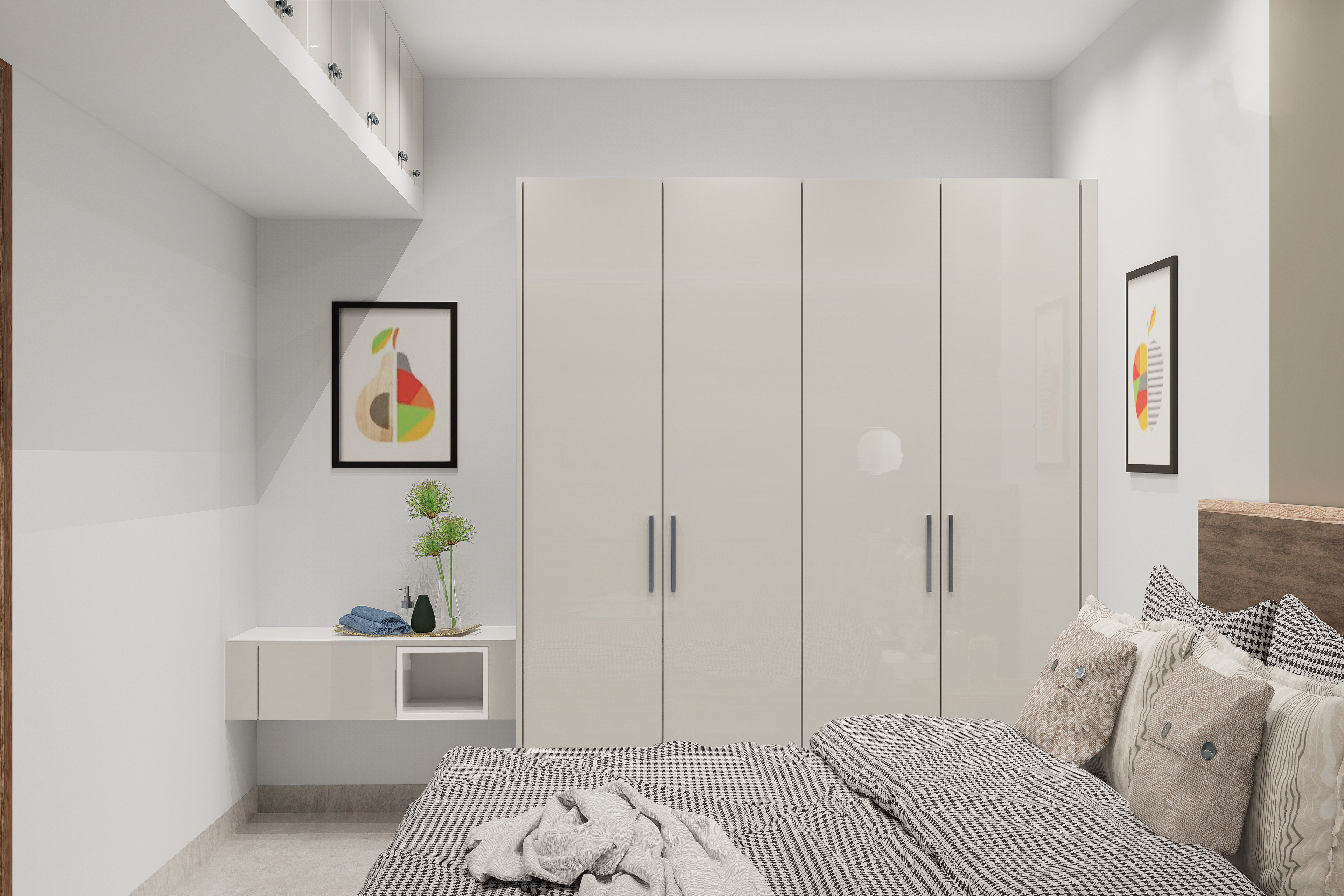 Vast Guest Room Design With Sufficient Storage Space - Livspace