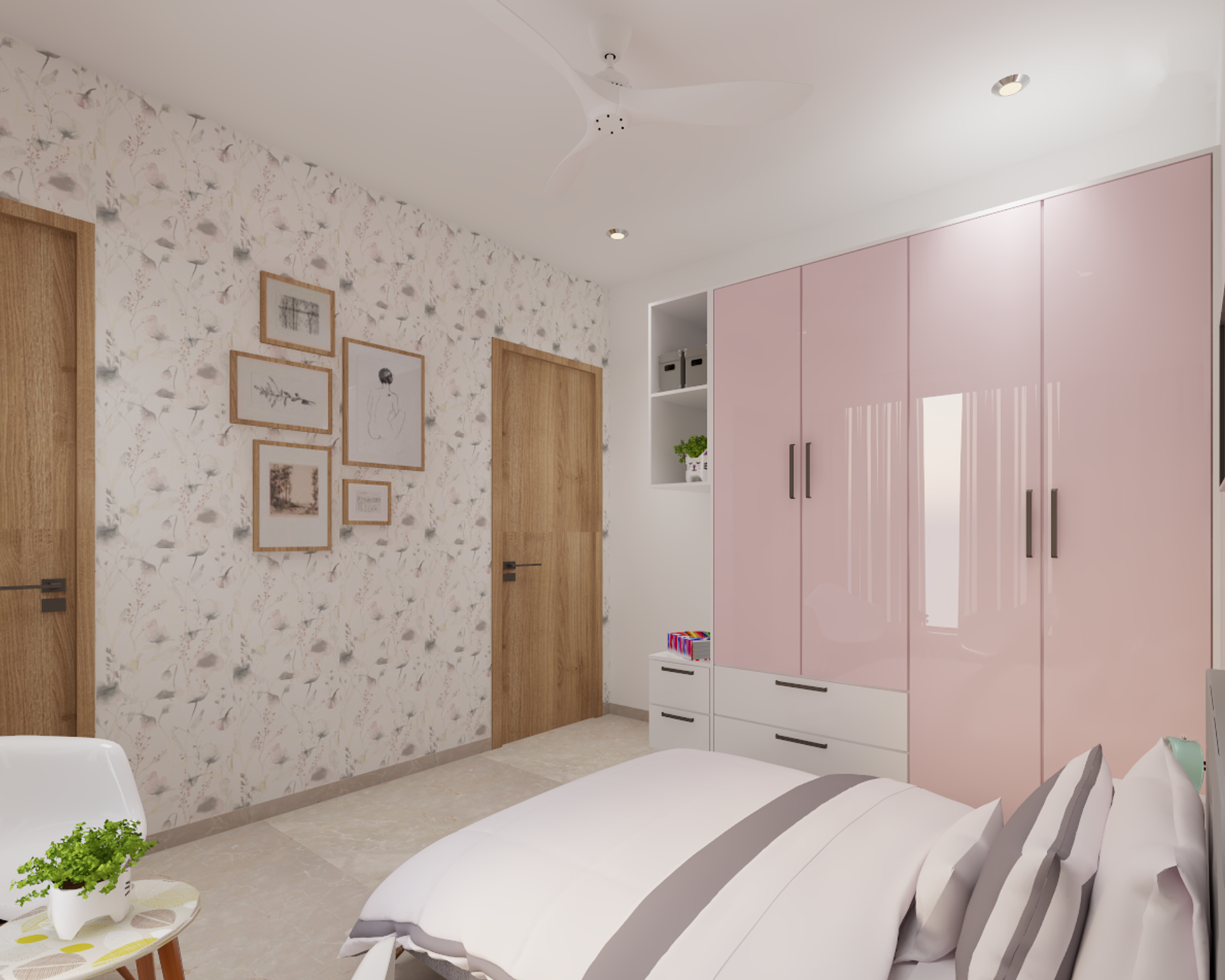 Contemporary Themed Spacious Kids Bedroom