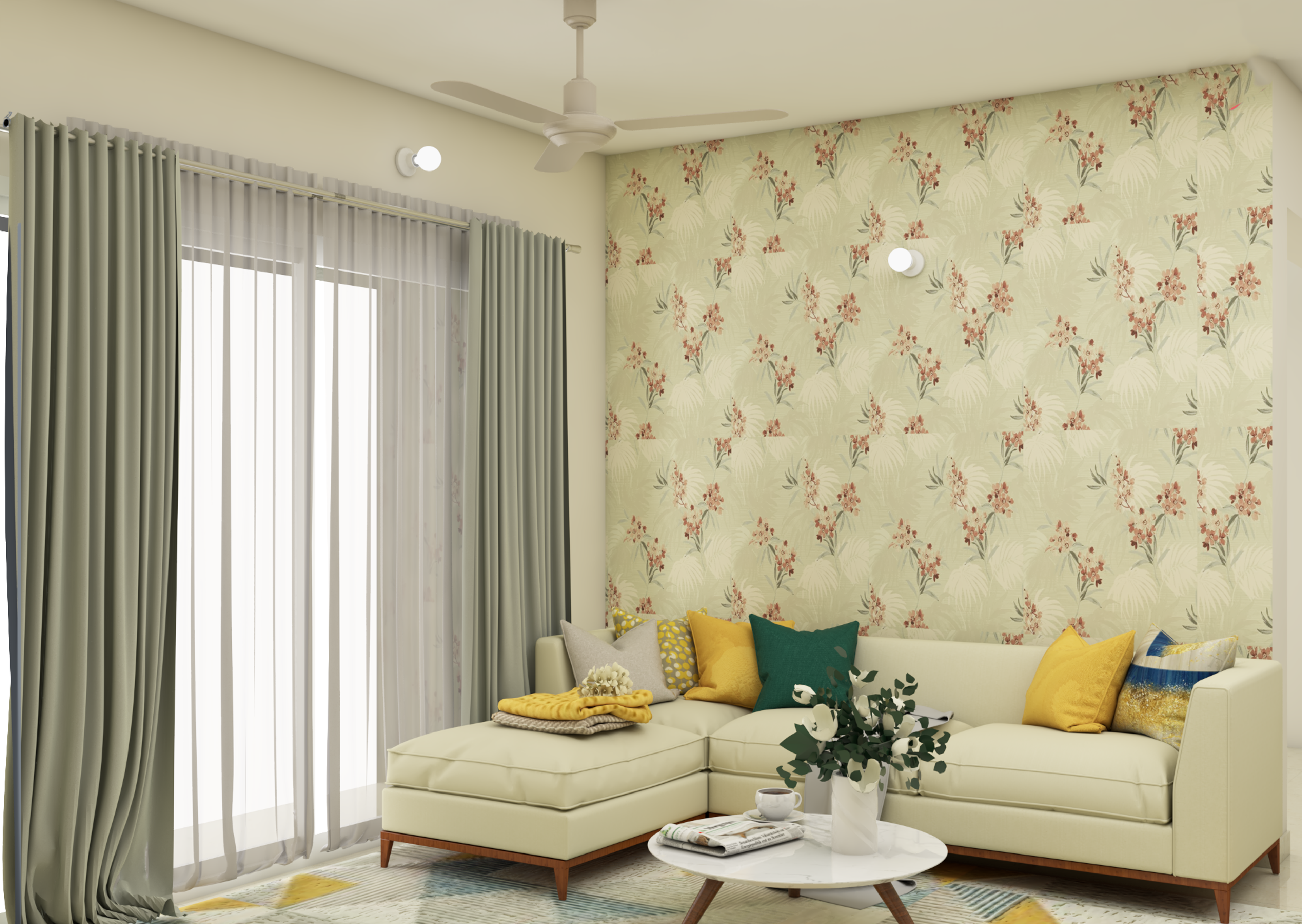 Minimal Compact Living Room