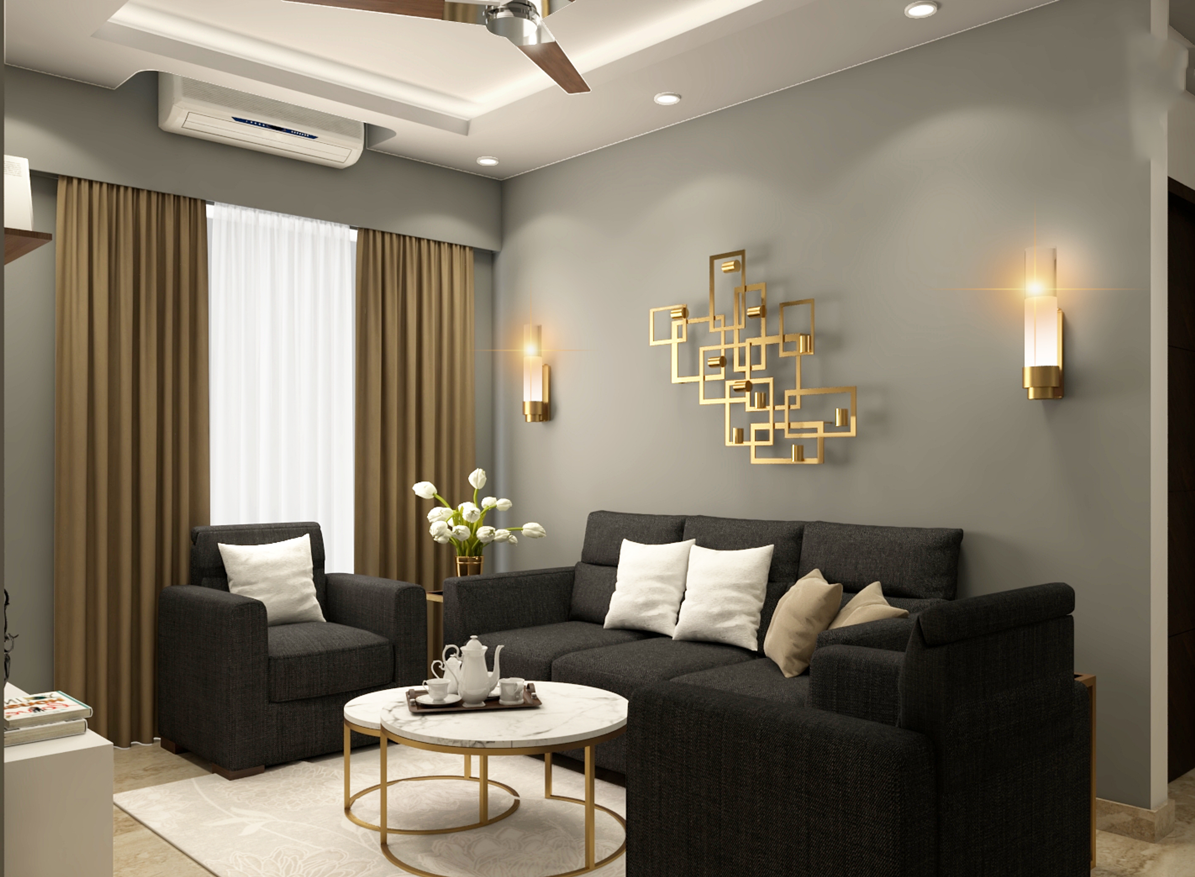 Contemporary Compact Living Room