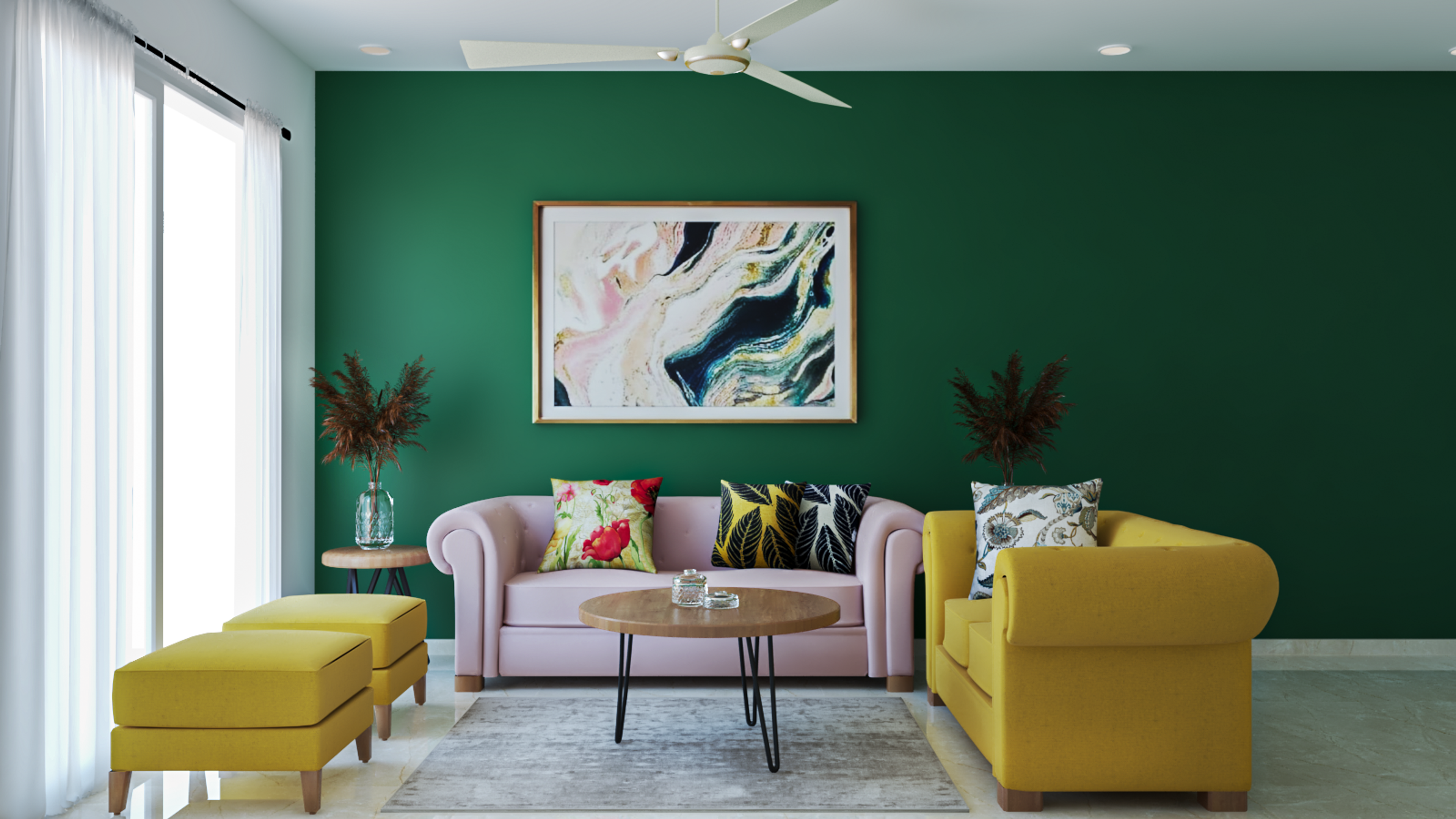 Modern Spacious Living Room