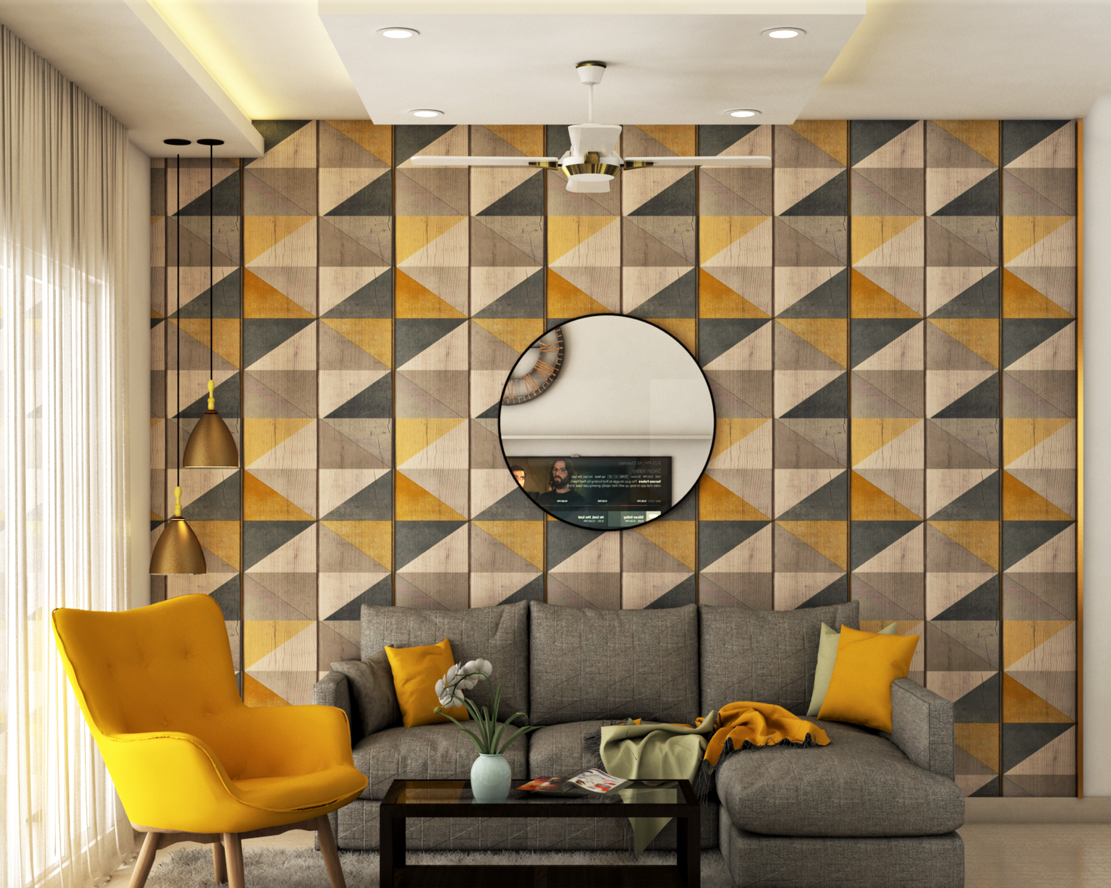 Contemporary Compact Living Room