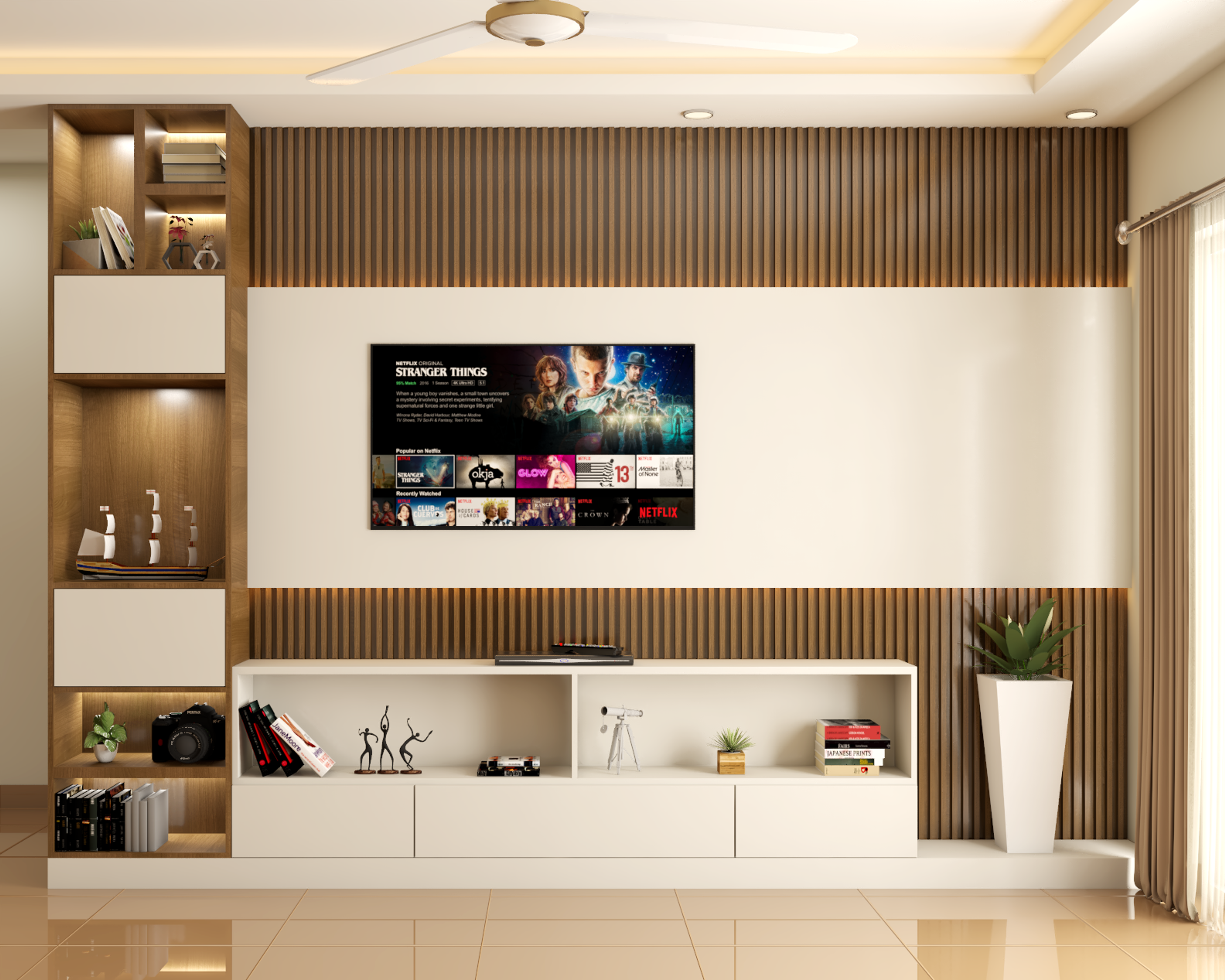 Modern Spacious Living Room