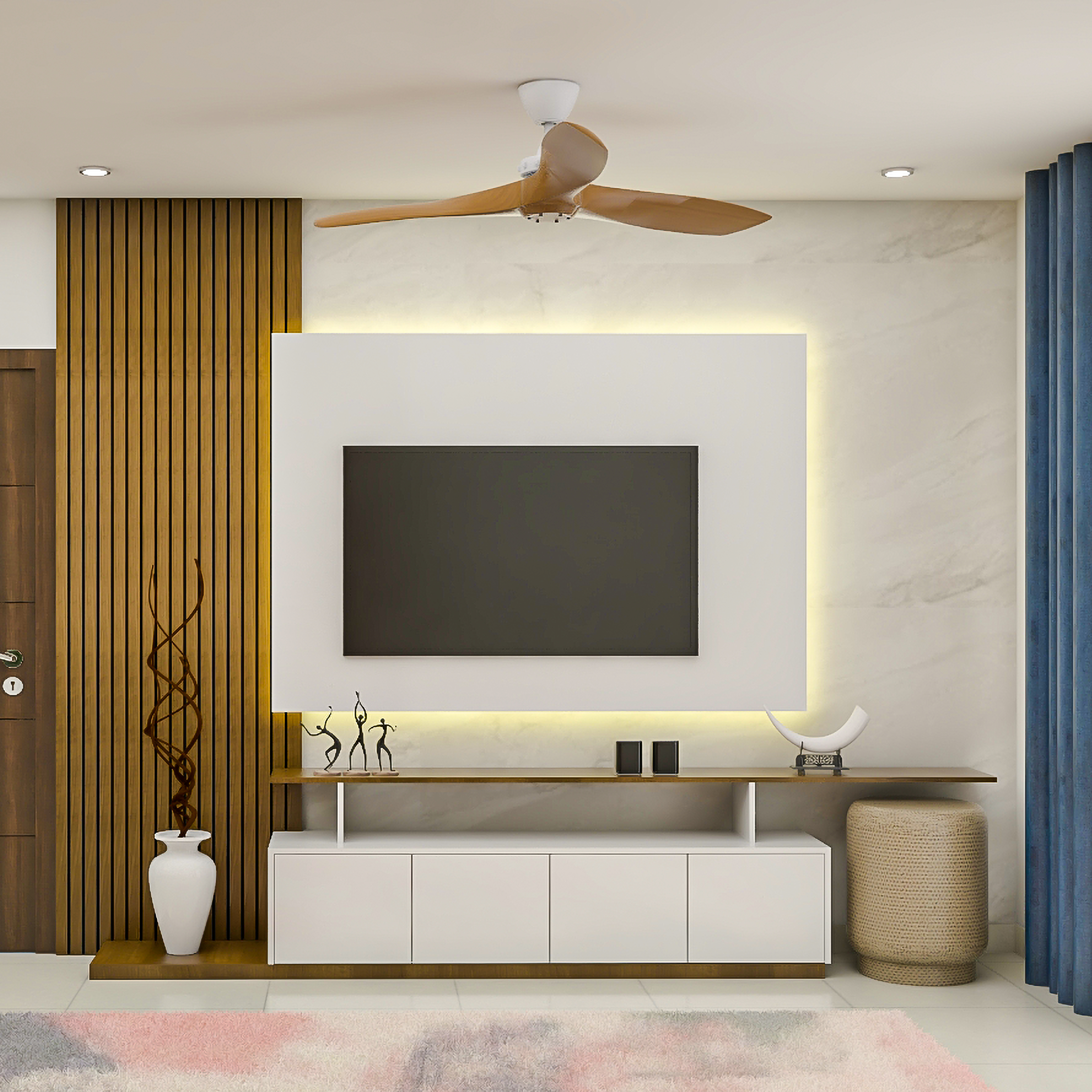 Minimal Compact Living Room - Livspace