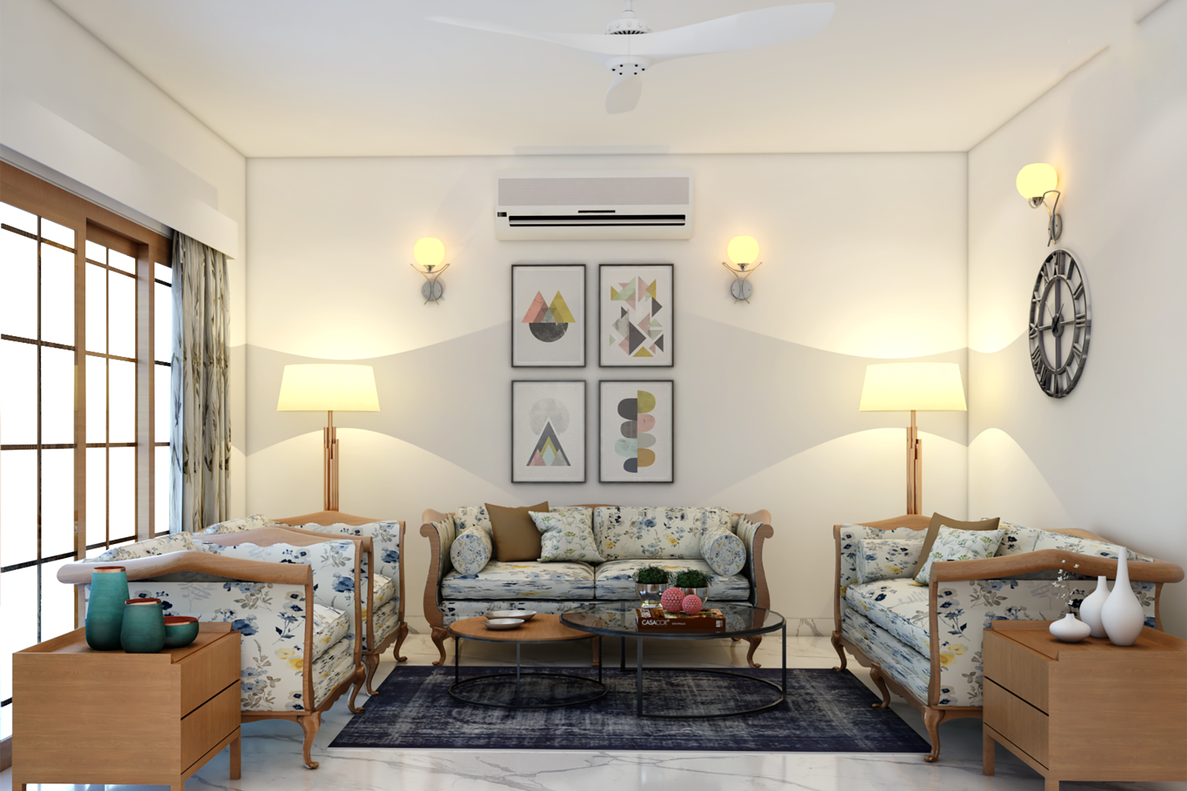 Classic Compact Living Room