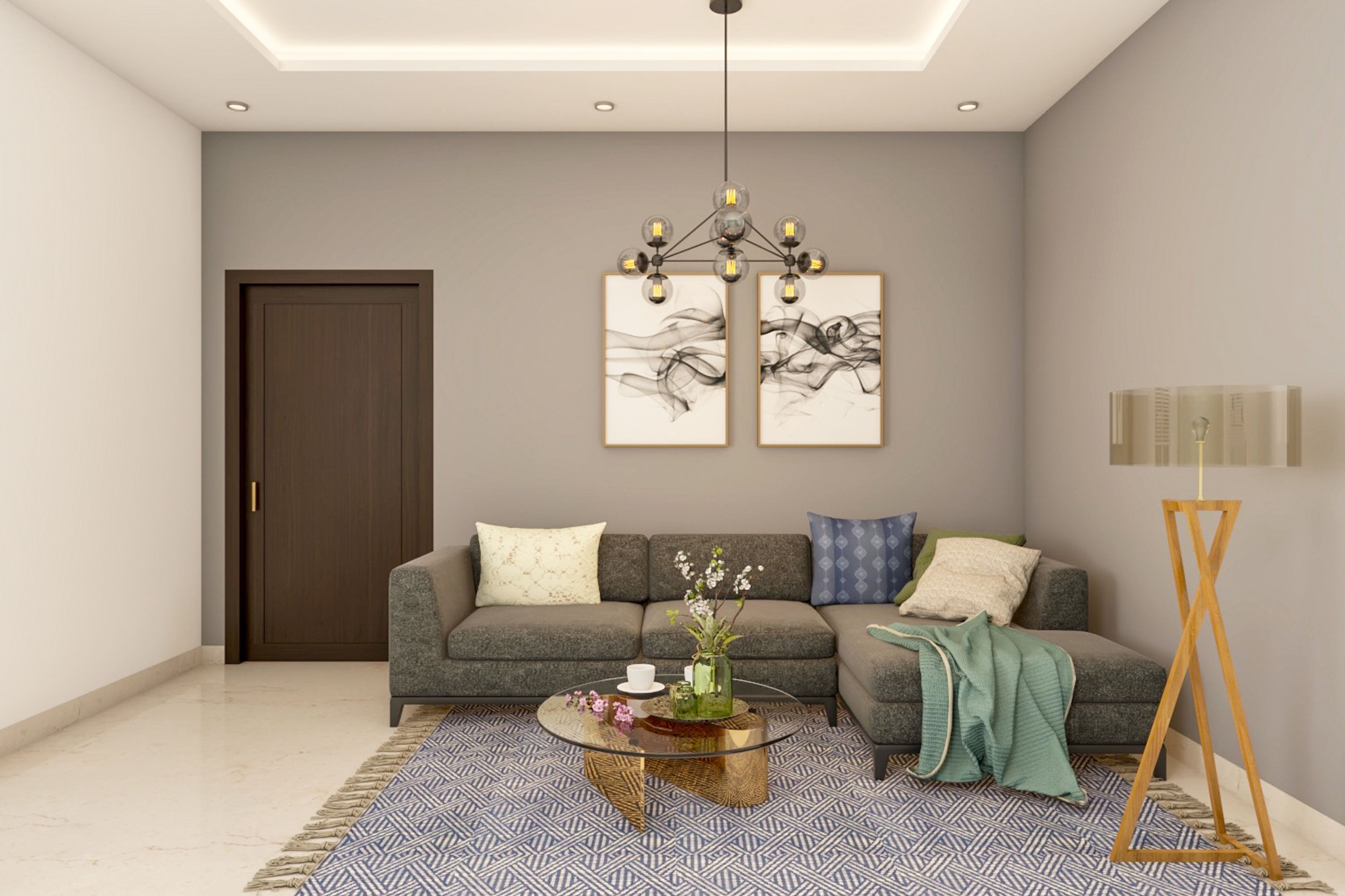 Spacious Contemporary Style Living Room