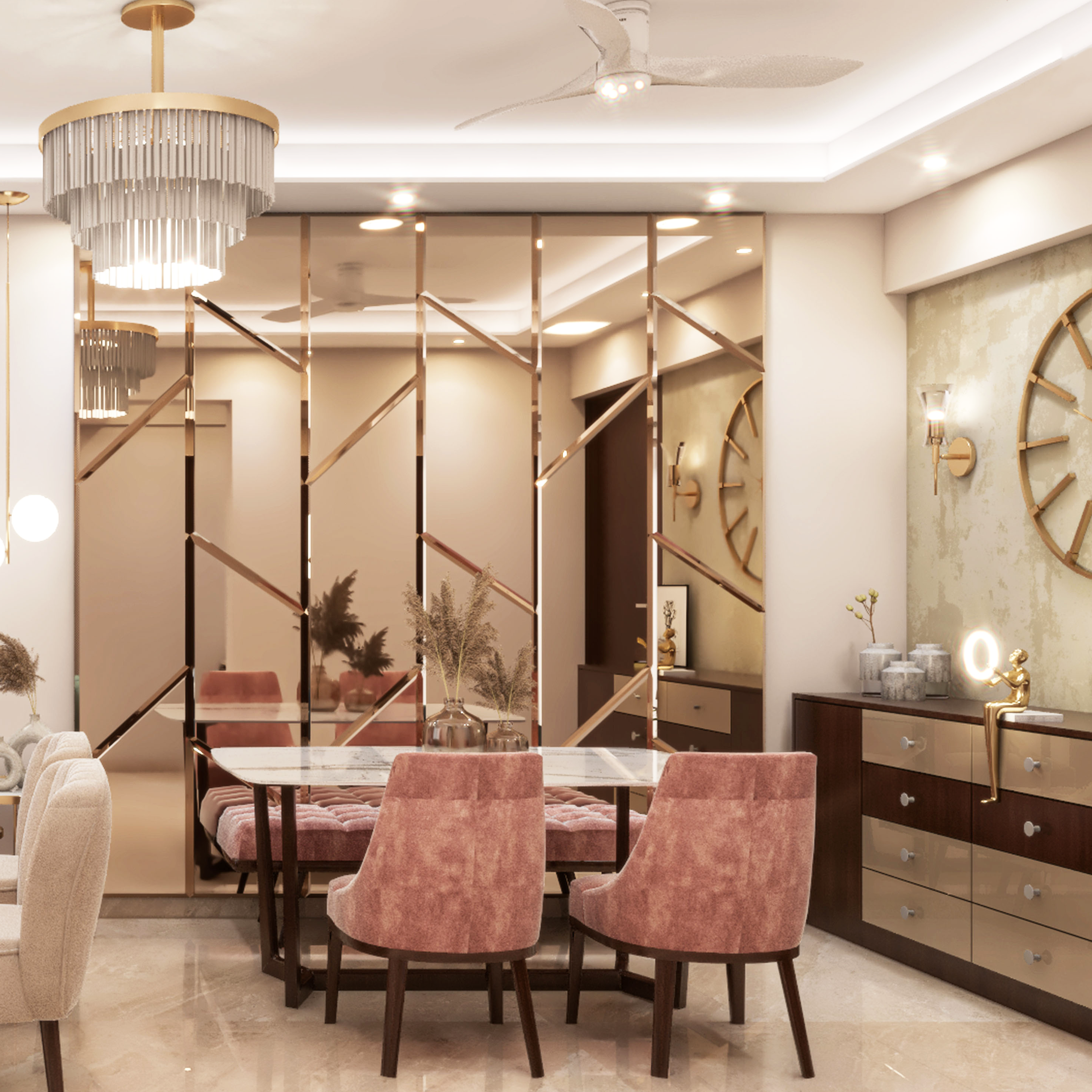 Modern Dining Room Design Idea - Livspace