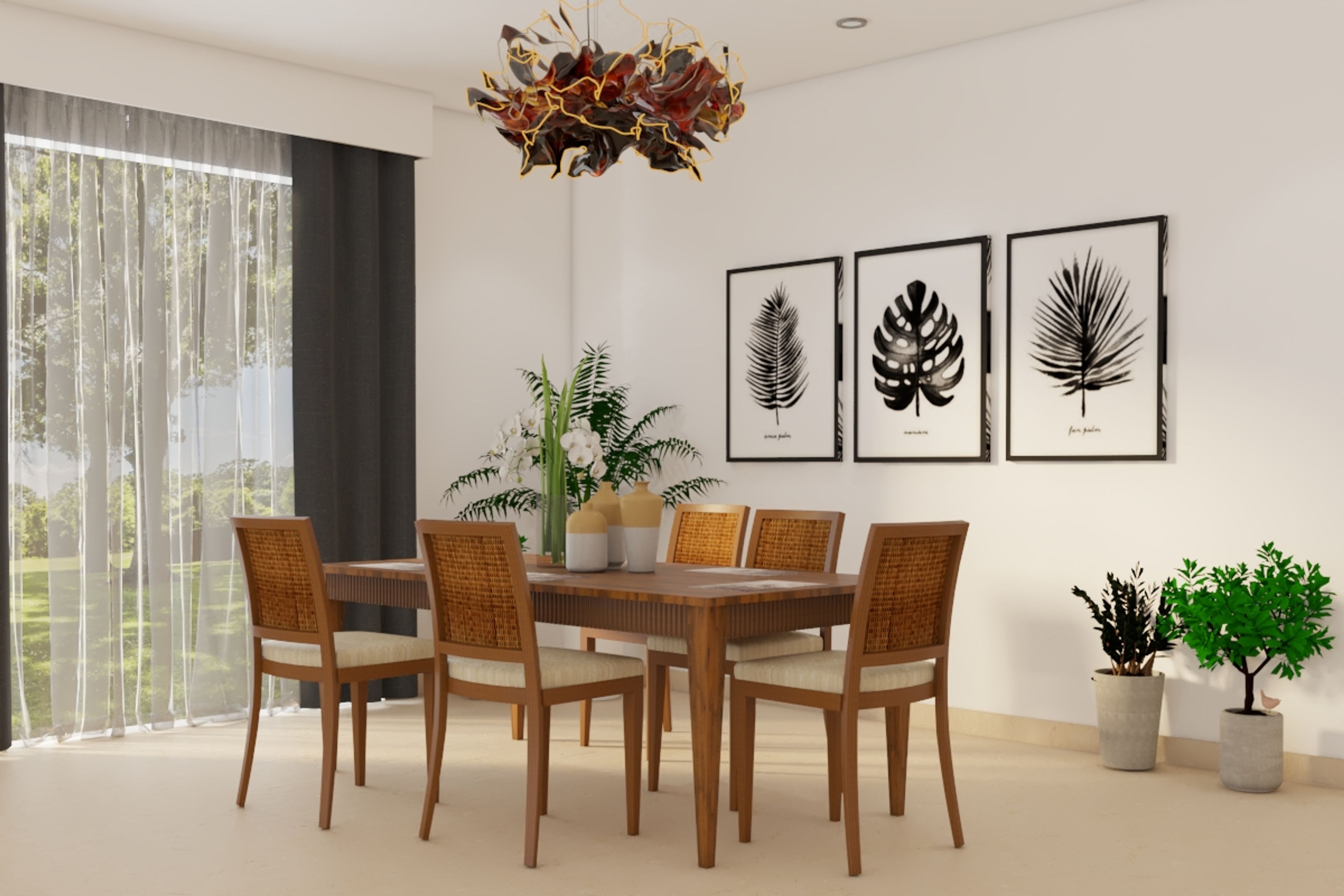 Eclectic Dining Room - Livspace