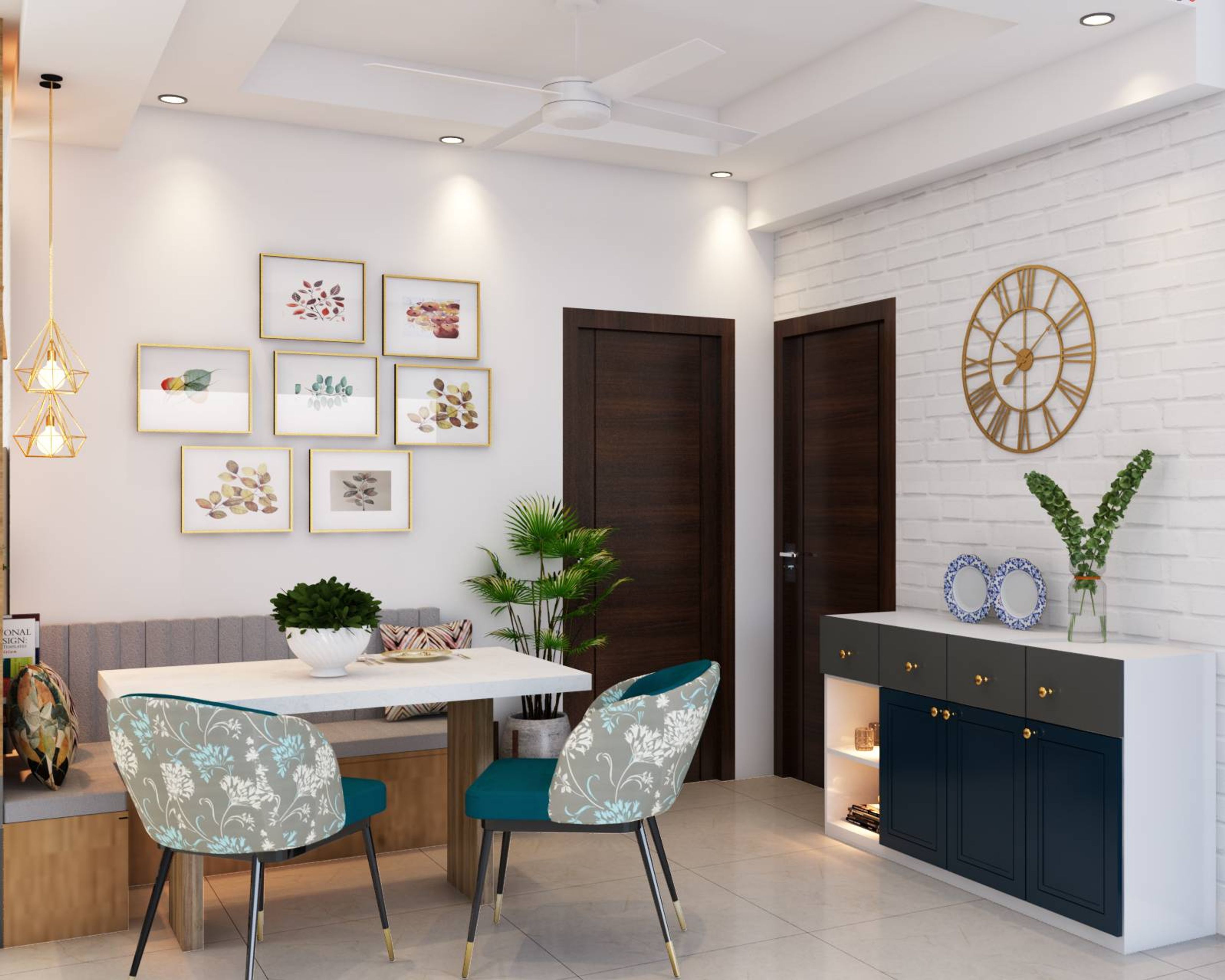 Contemporary Dining Room Design - Livspace