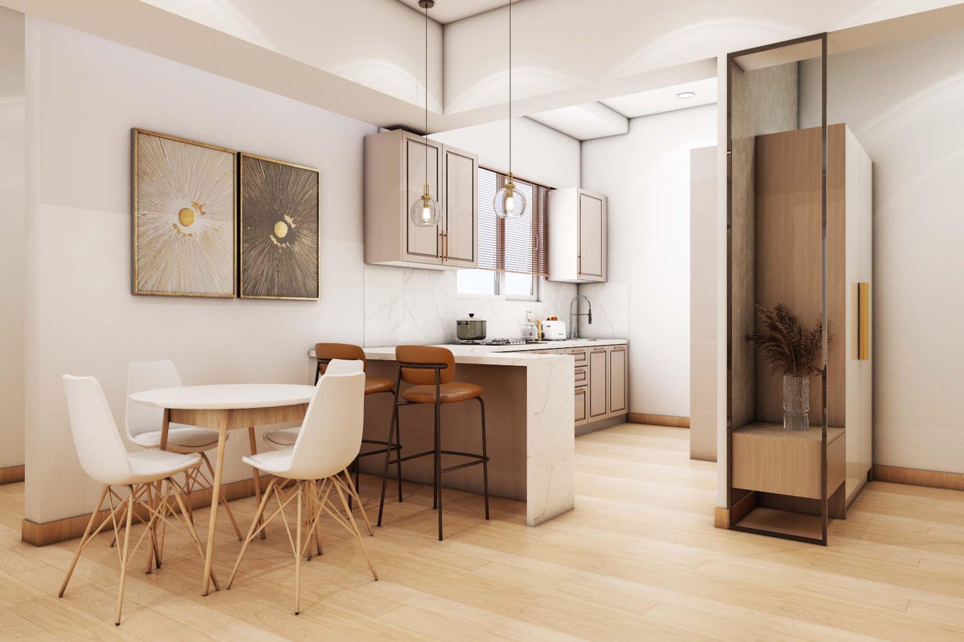 Scandinavian Dining Room Design With Minimalist Interiors