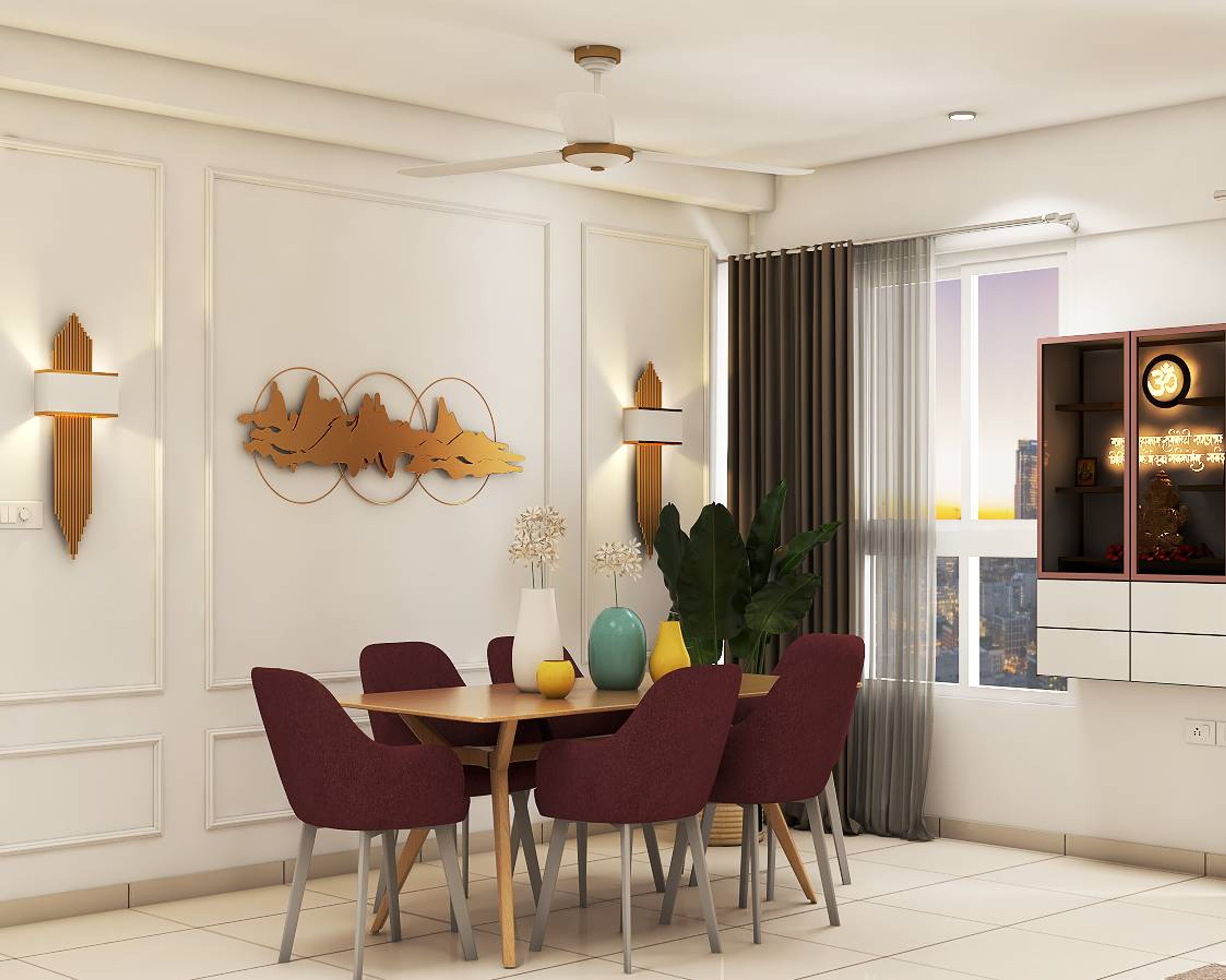 Spacious Dining Room - Livspace