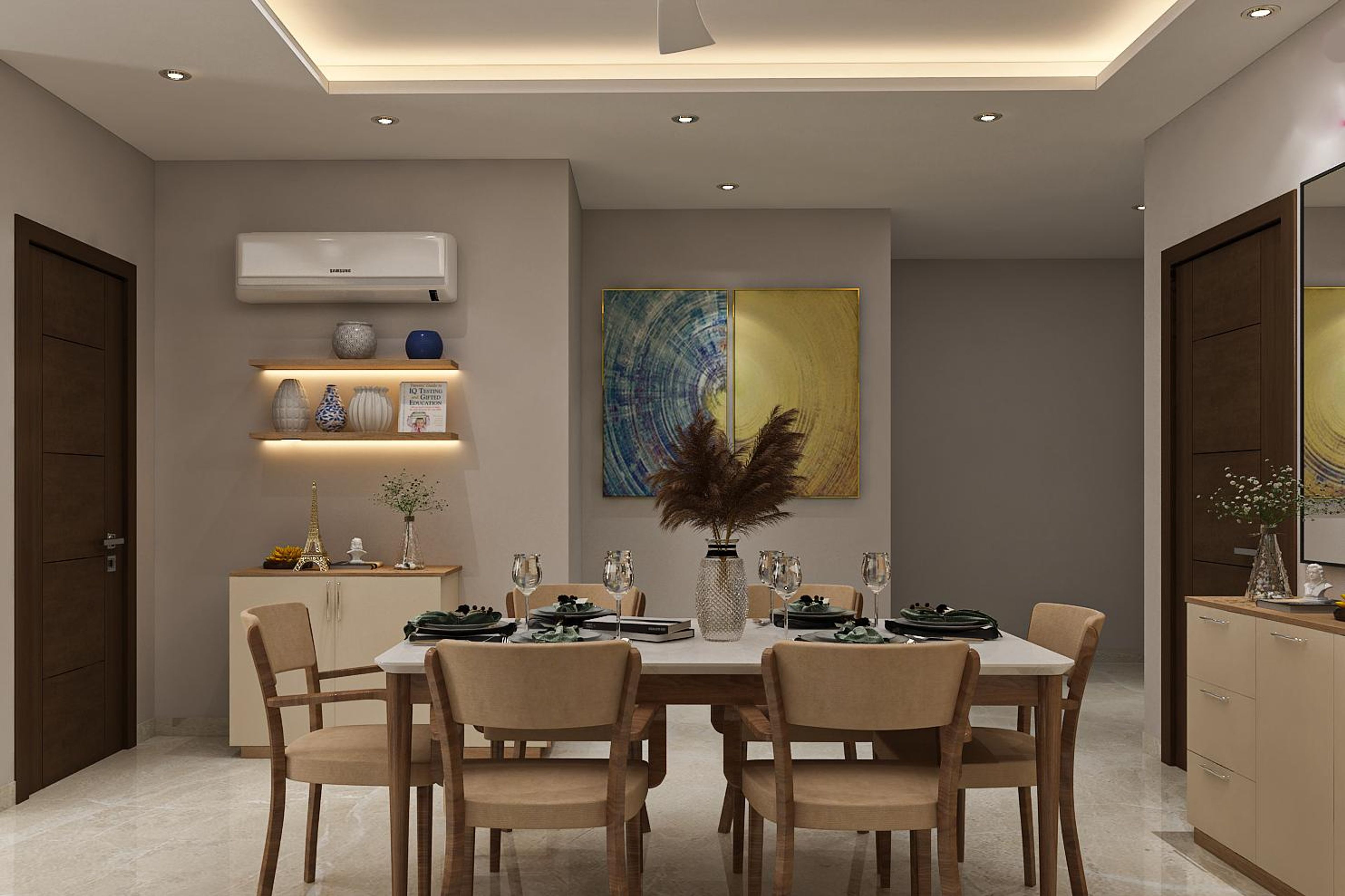 Modern Dining Room Design - Livspace
