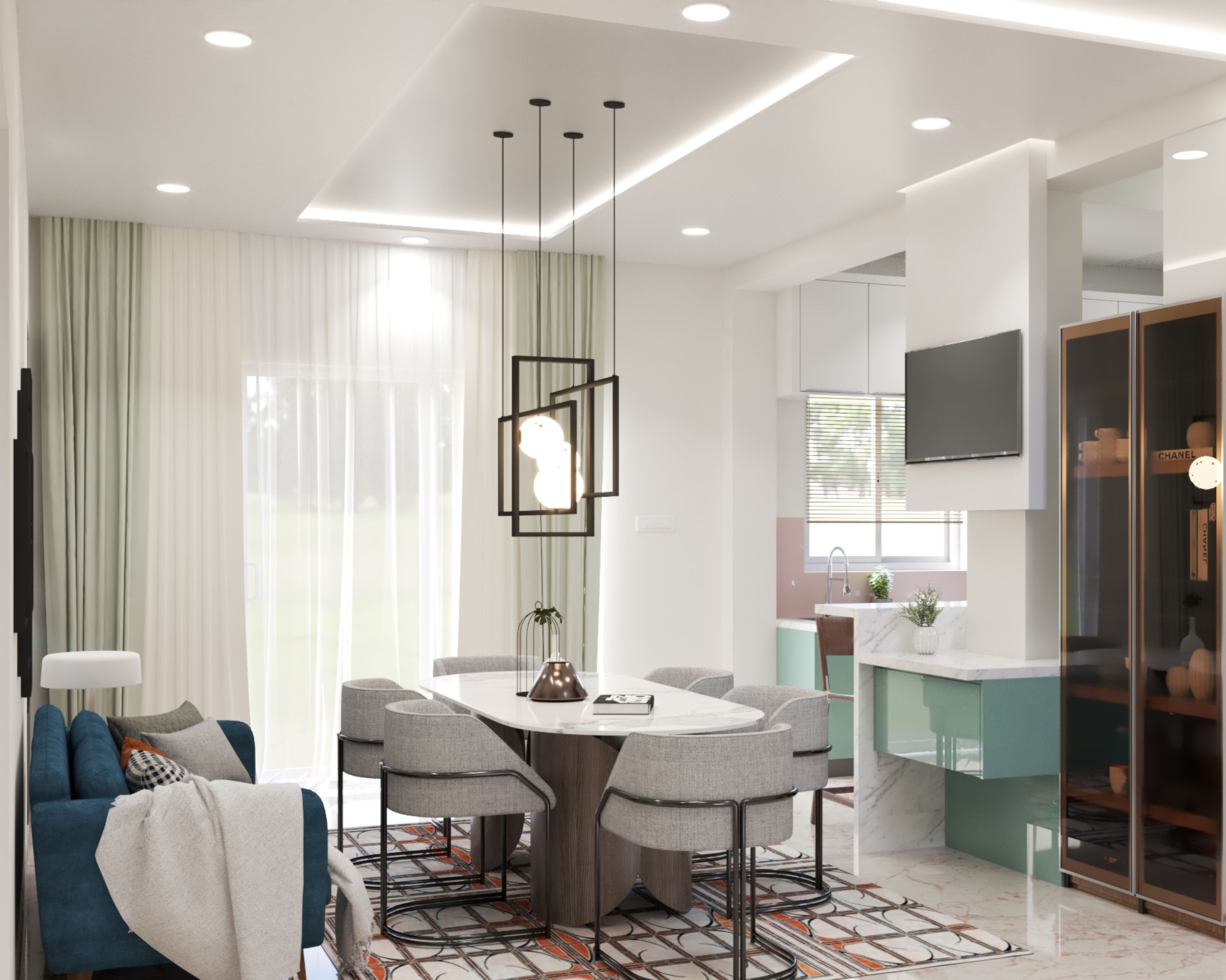 Modern Dining Room – Livspace