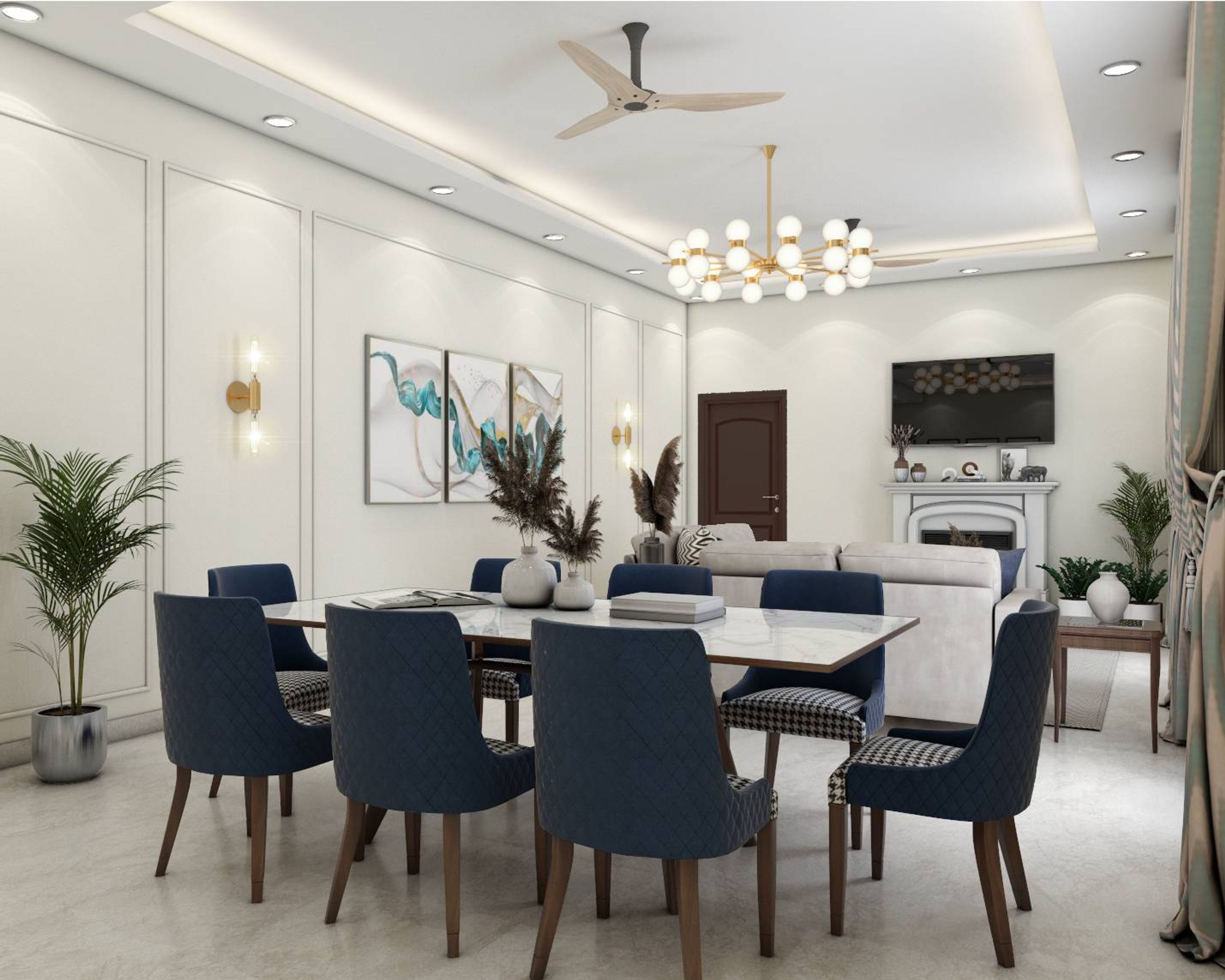 Modern Dining Room Design - Livspace