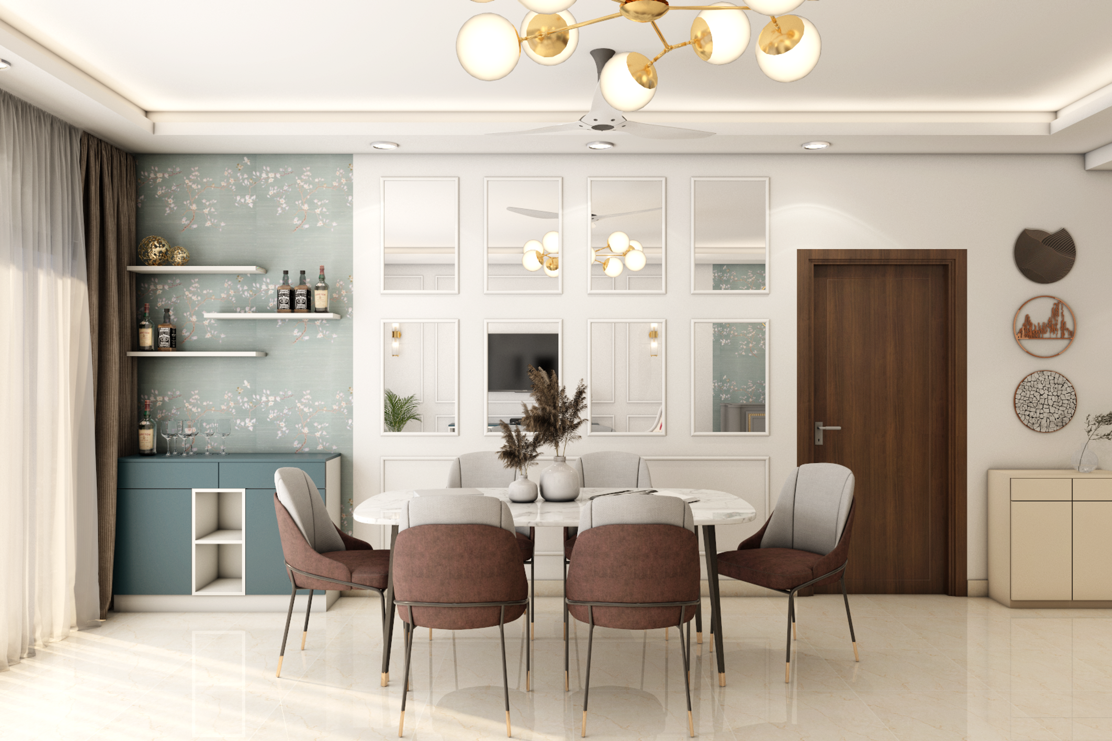 Classic Dining Room - Livspace