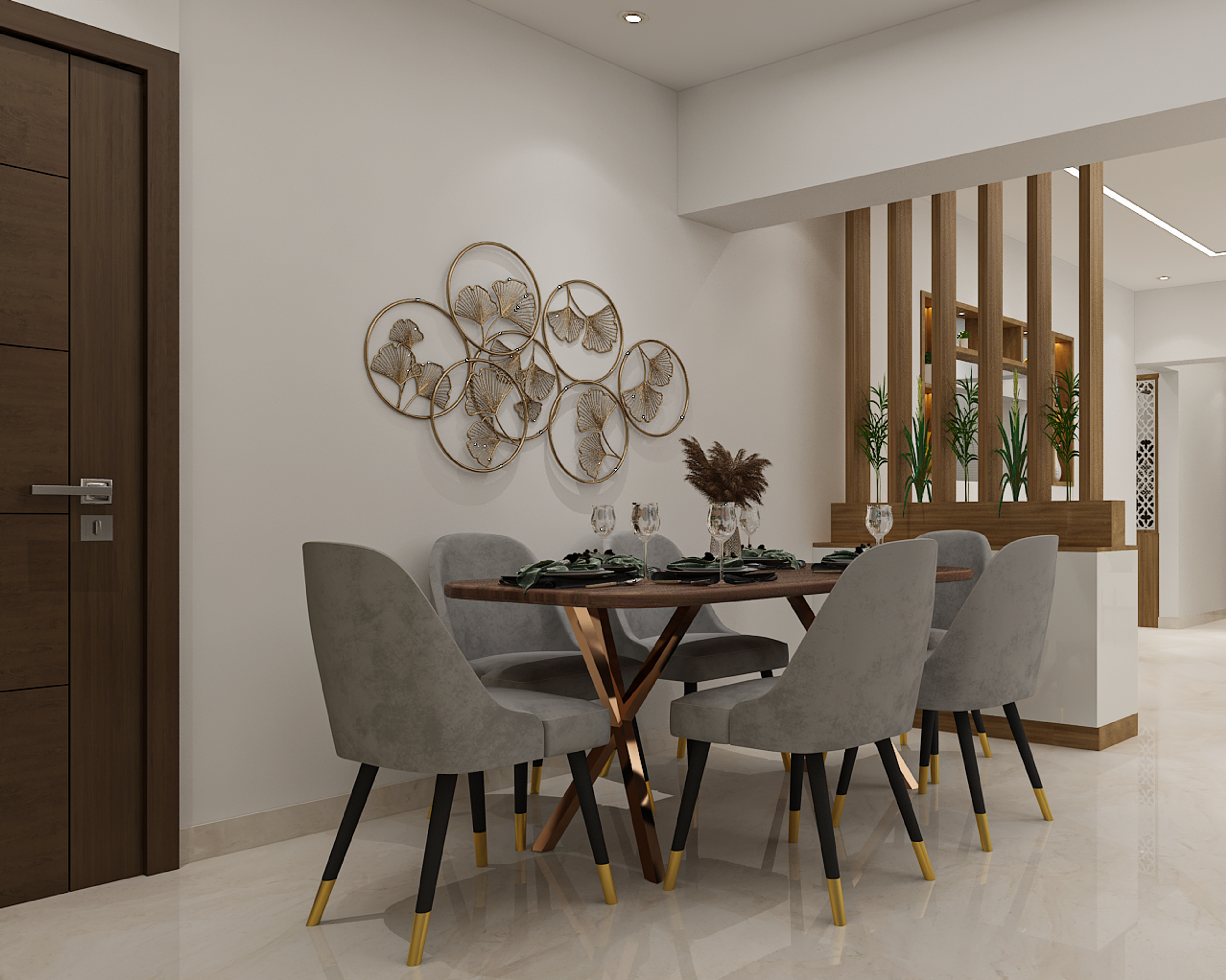 Contemporary Dining Room – Livspace