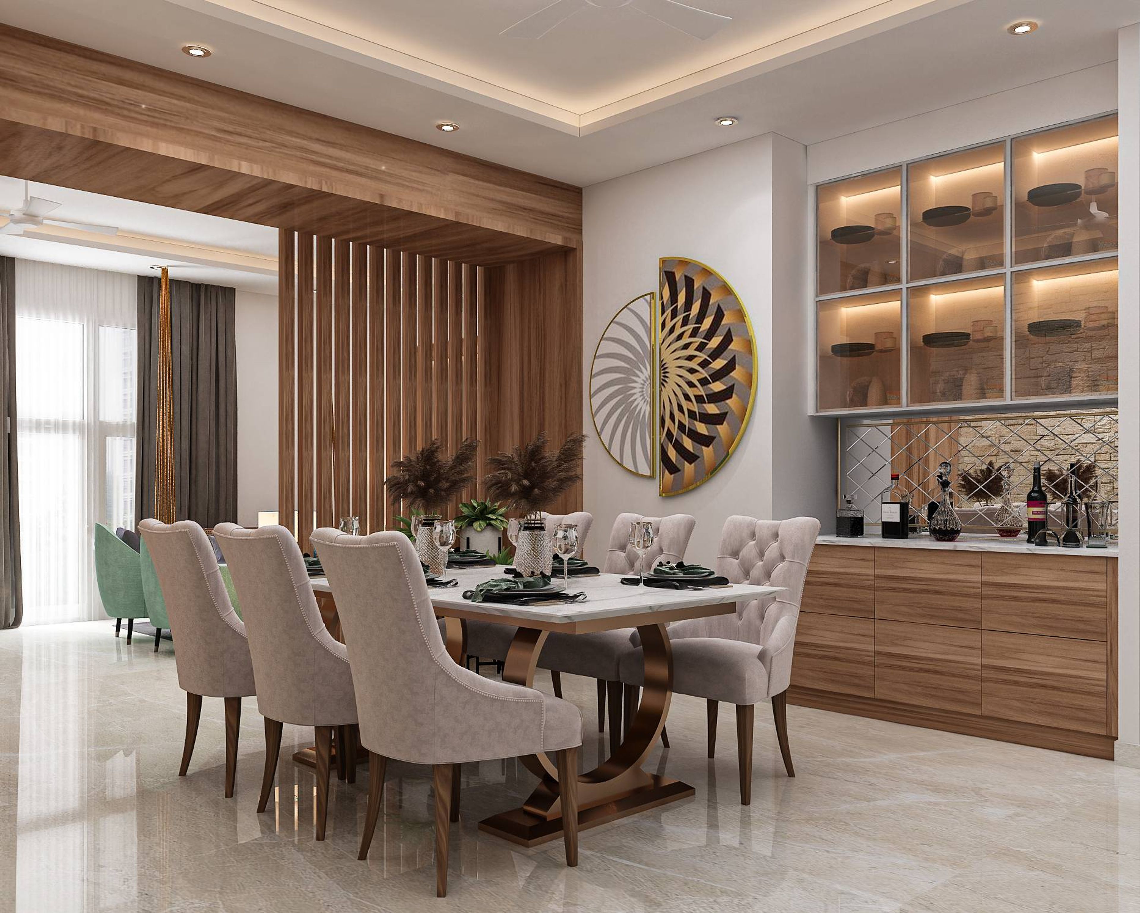 Classic Dining Room Design - Livspace