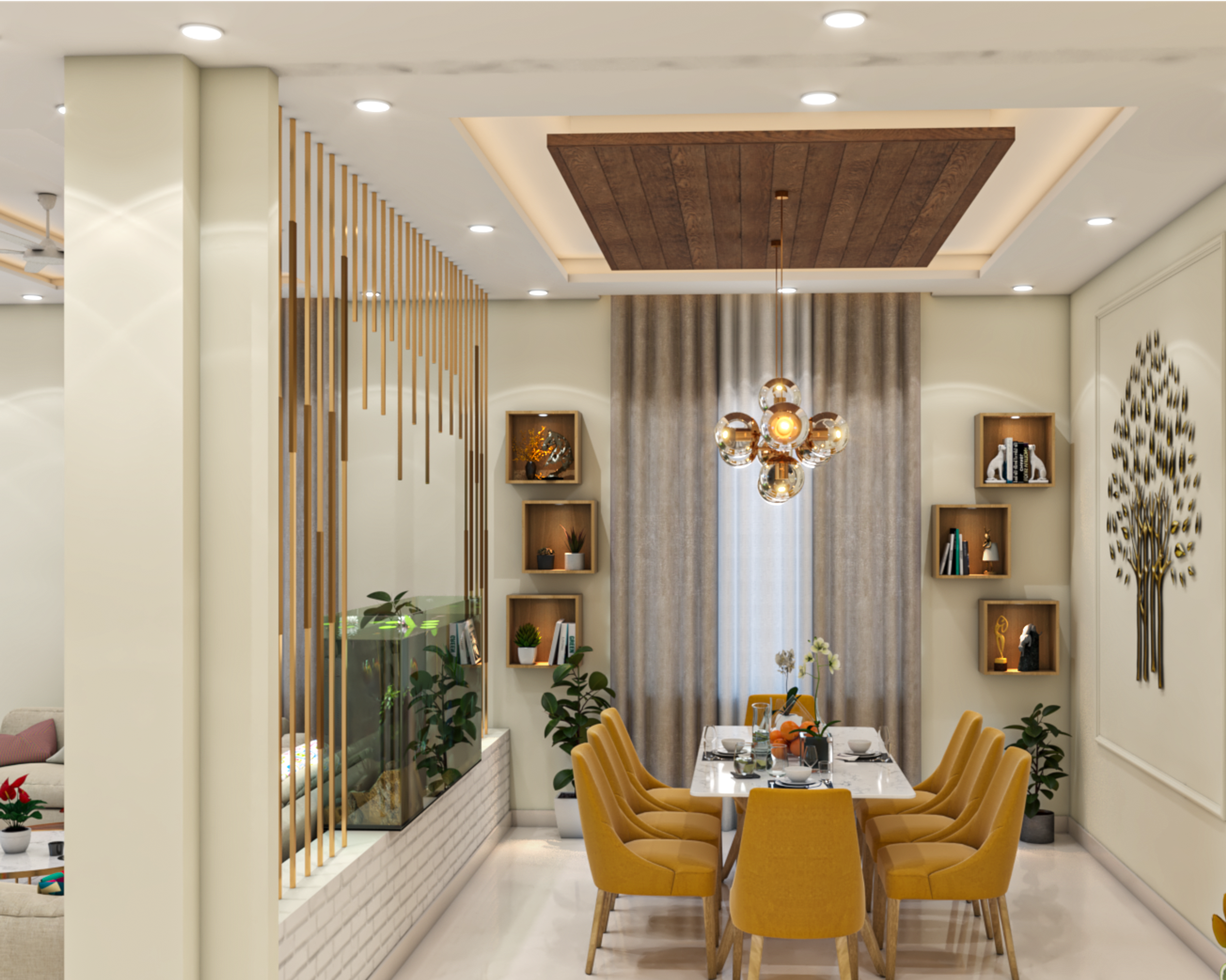 Contemporary Dining Room Design - Livspace