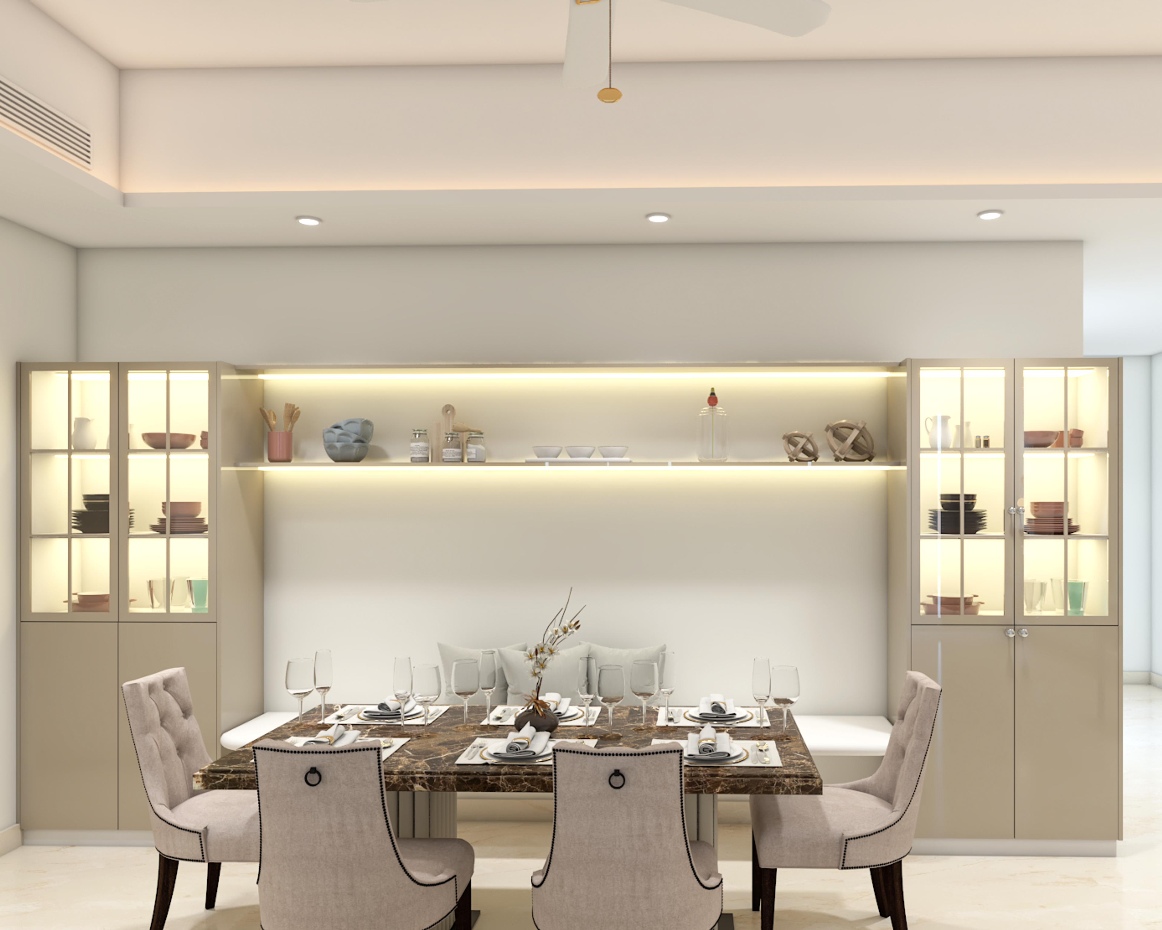 Modern Dining Room - Livspace