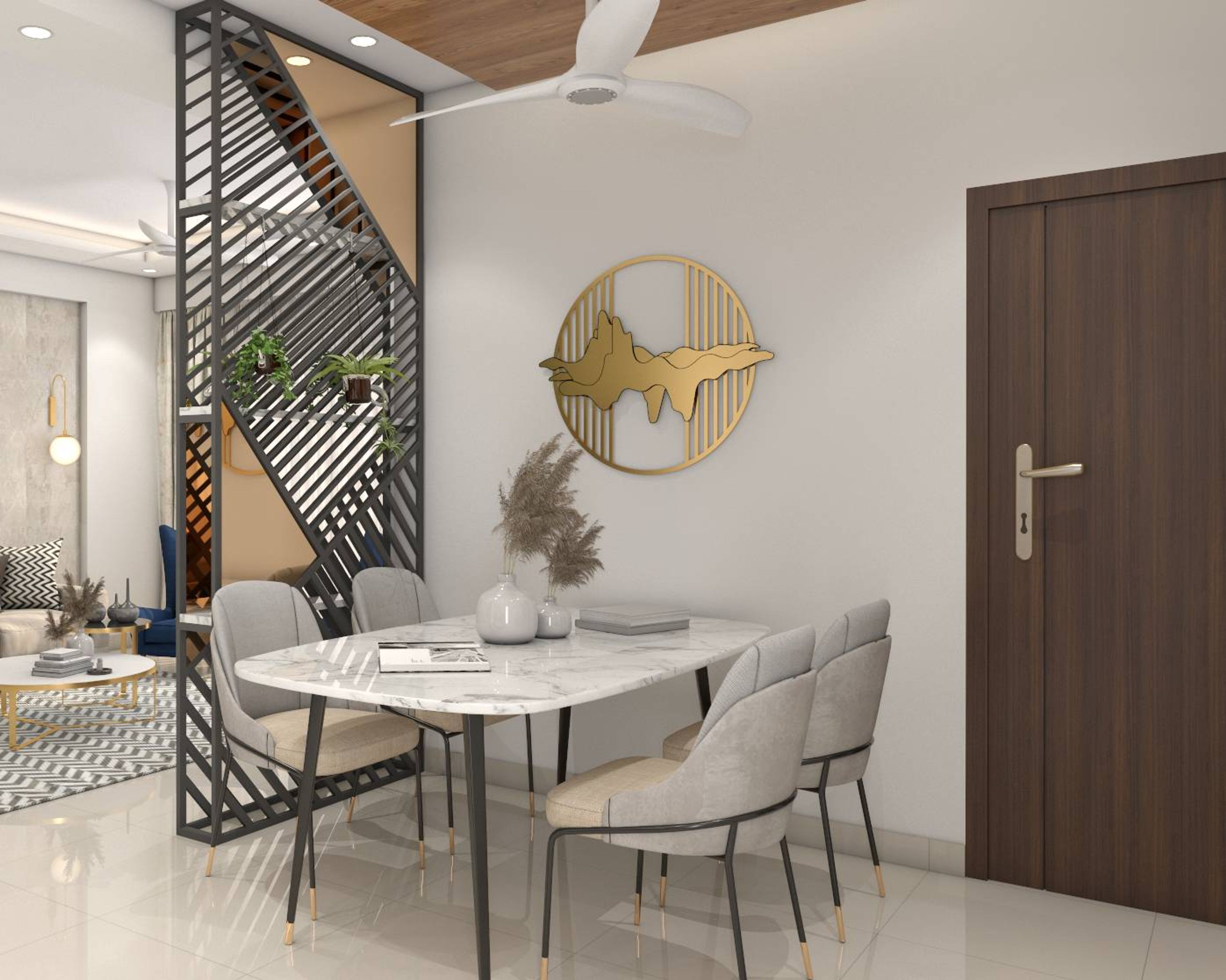 Compact Dining Room Design - Livspace