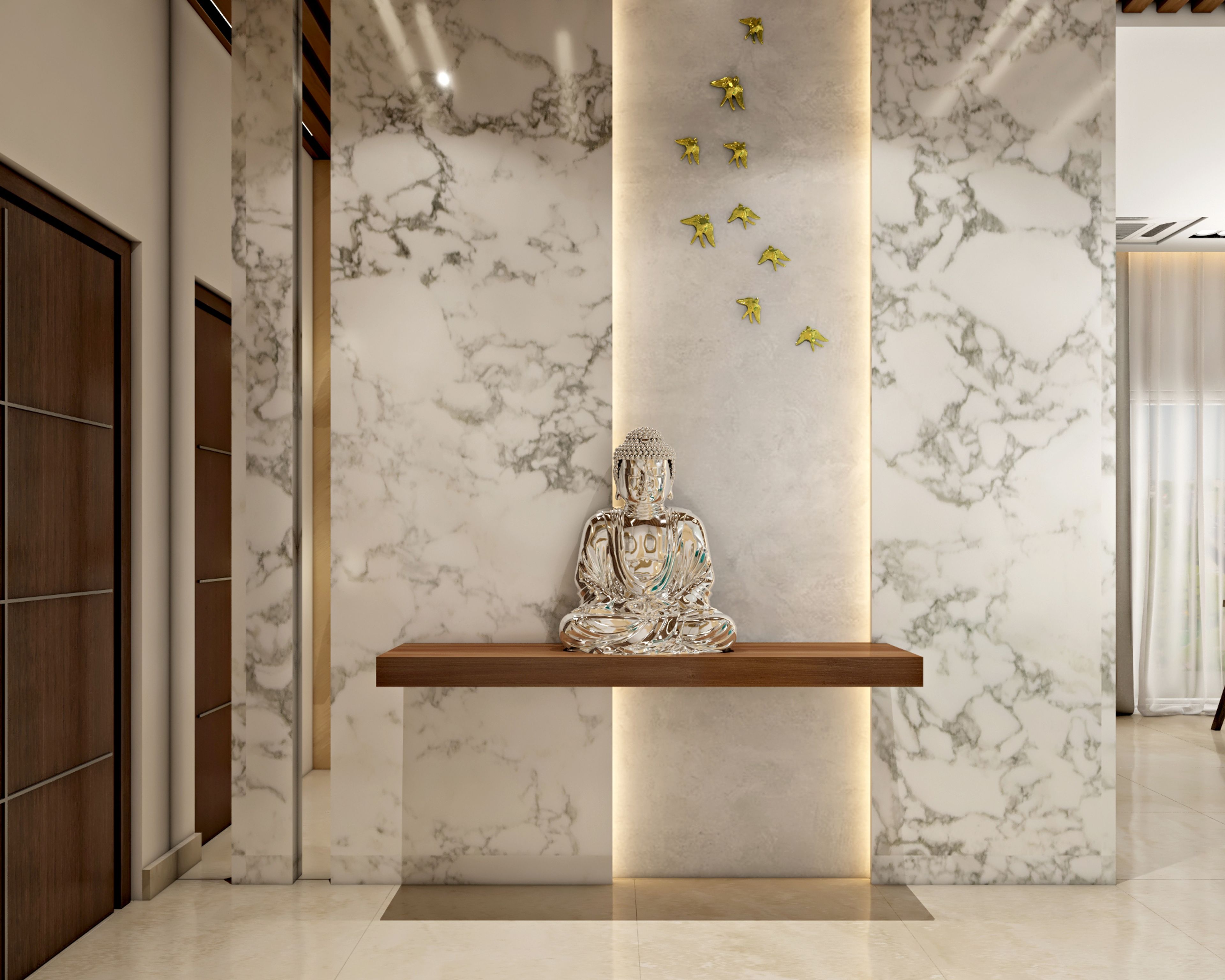 Contemporary Foyer Design - Livspace