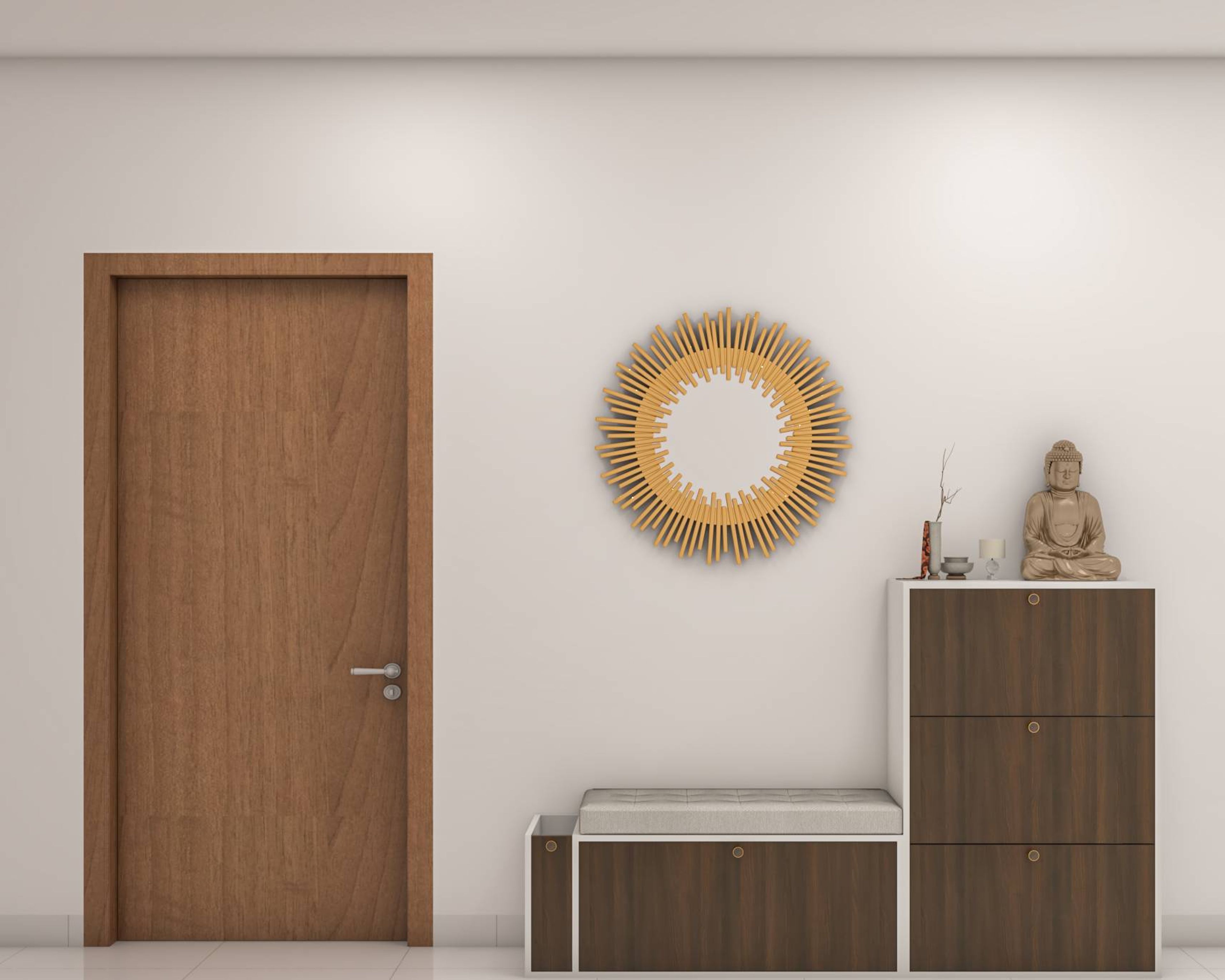 Contemporary Compact Foyer Design