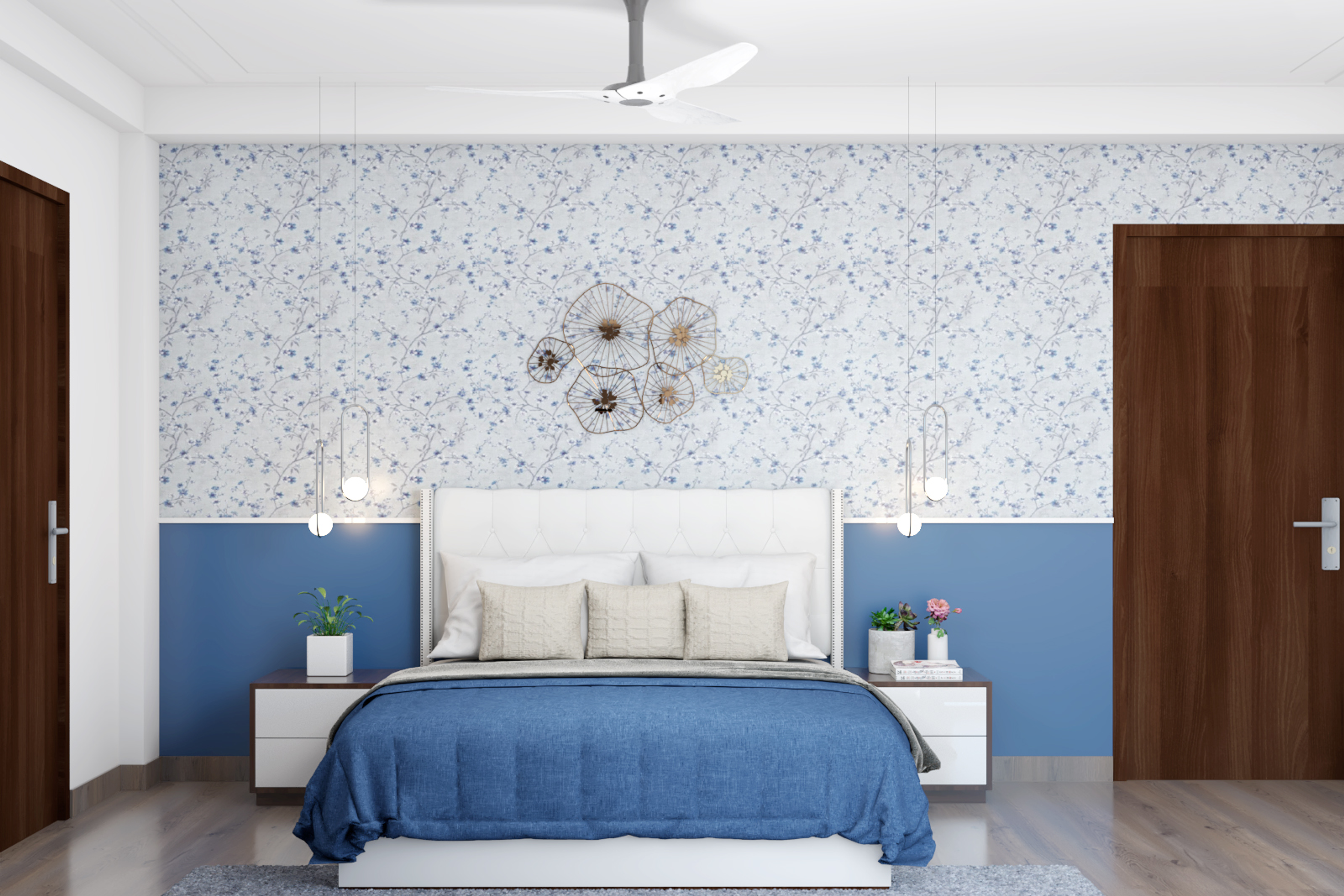 Convenient Classic Style Spacious Guest Bedroom Design