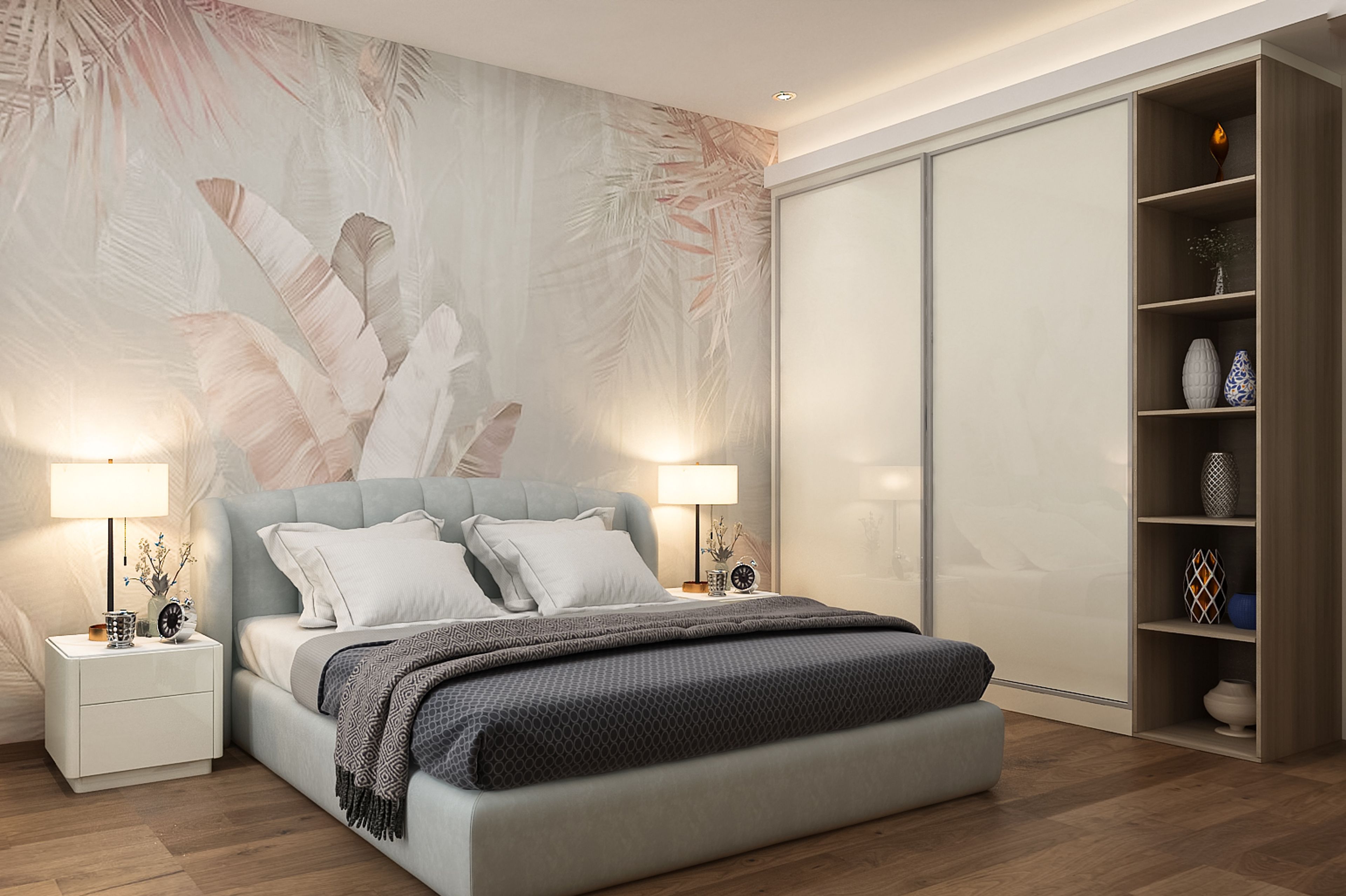 Contemporary Guest Bedroom – Livspace