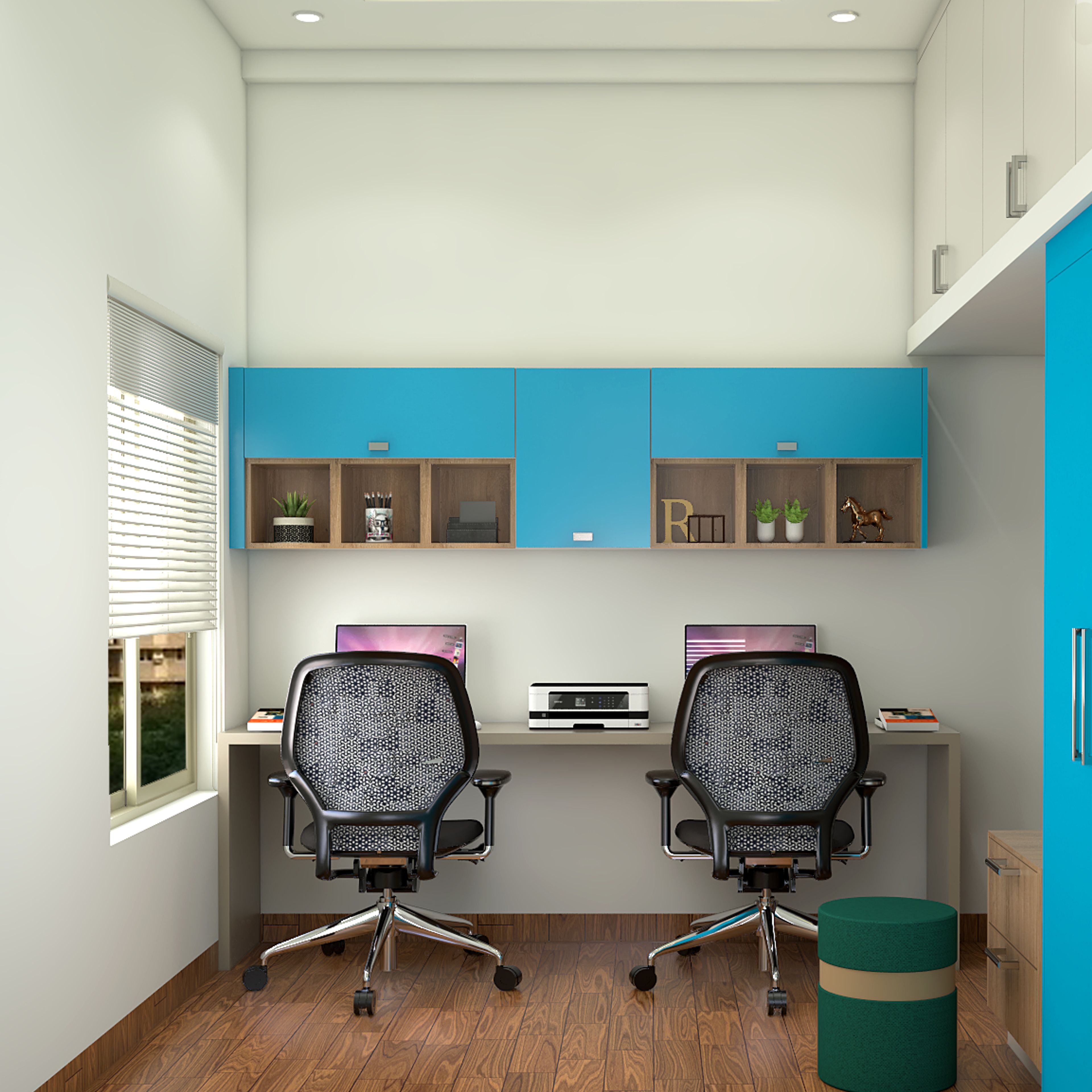 Modern Home Office Design For Two People