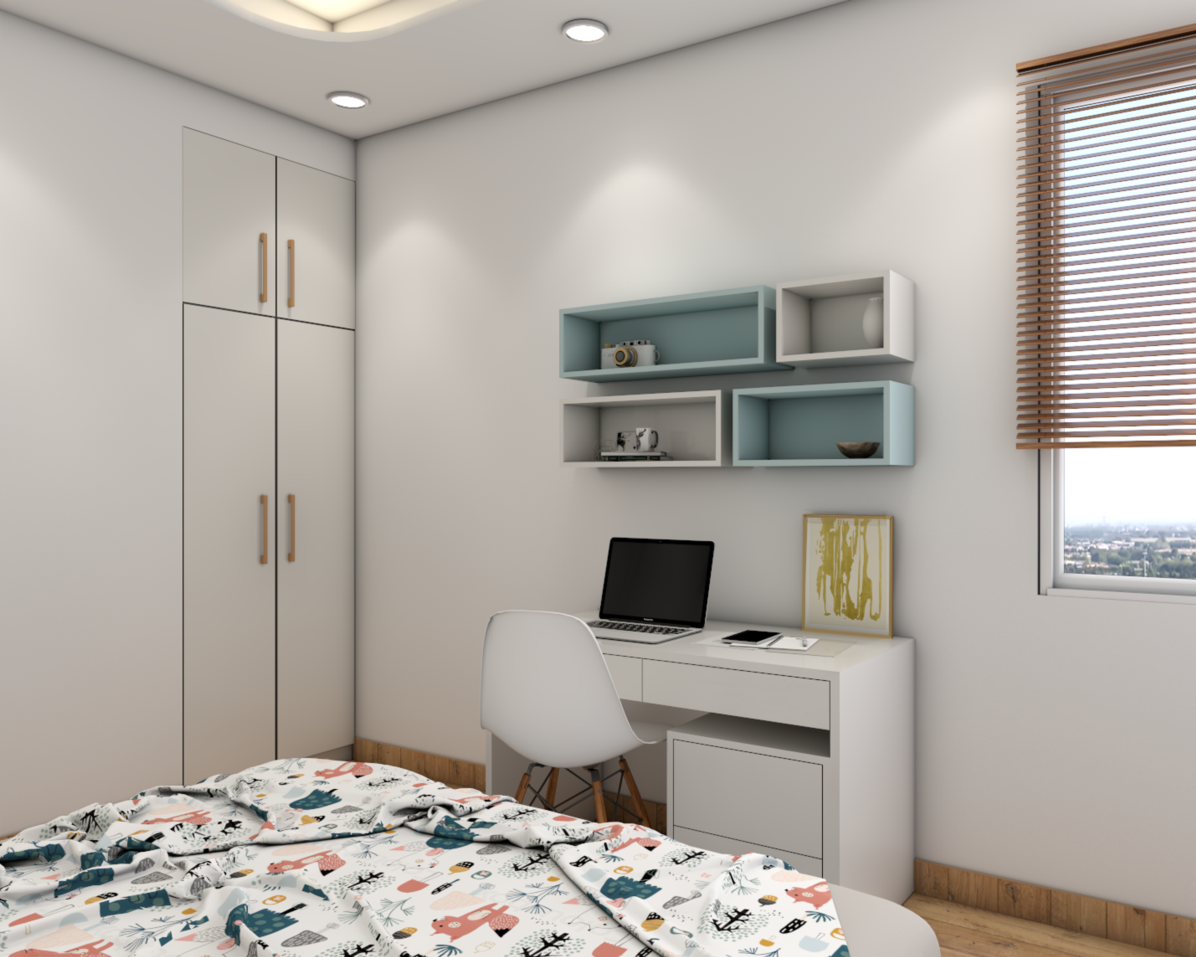 Contemporary Kid’s Bedroom – Livspace