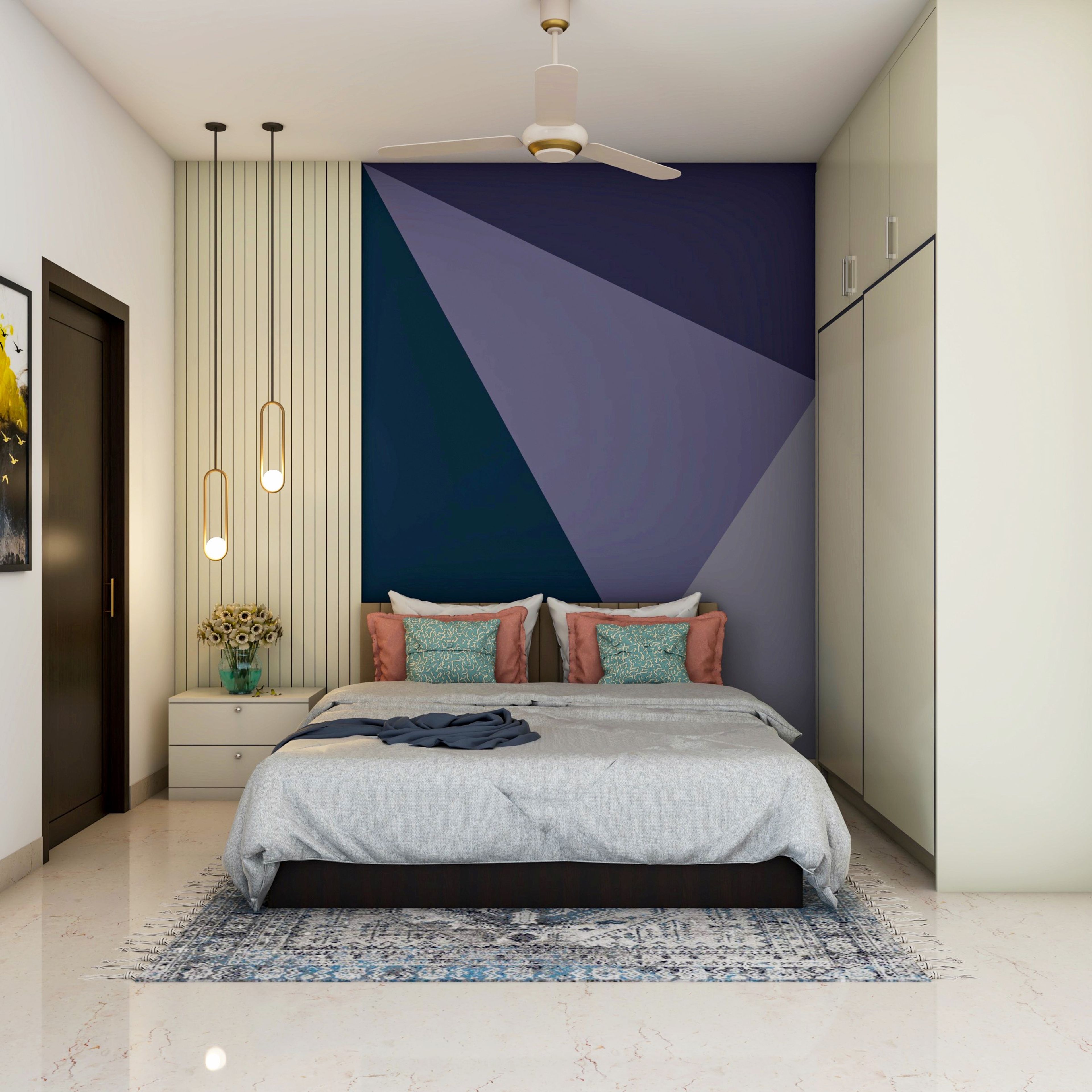 Contemporary Style Compact Kid’s Bedroom Design