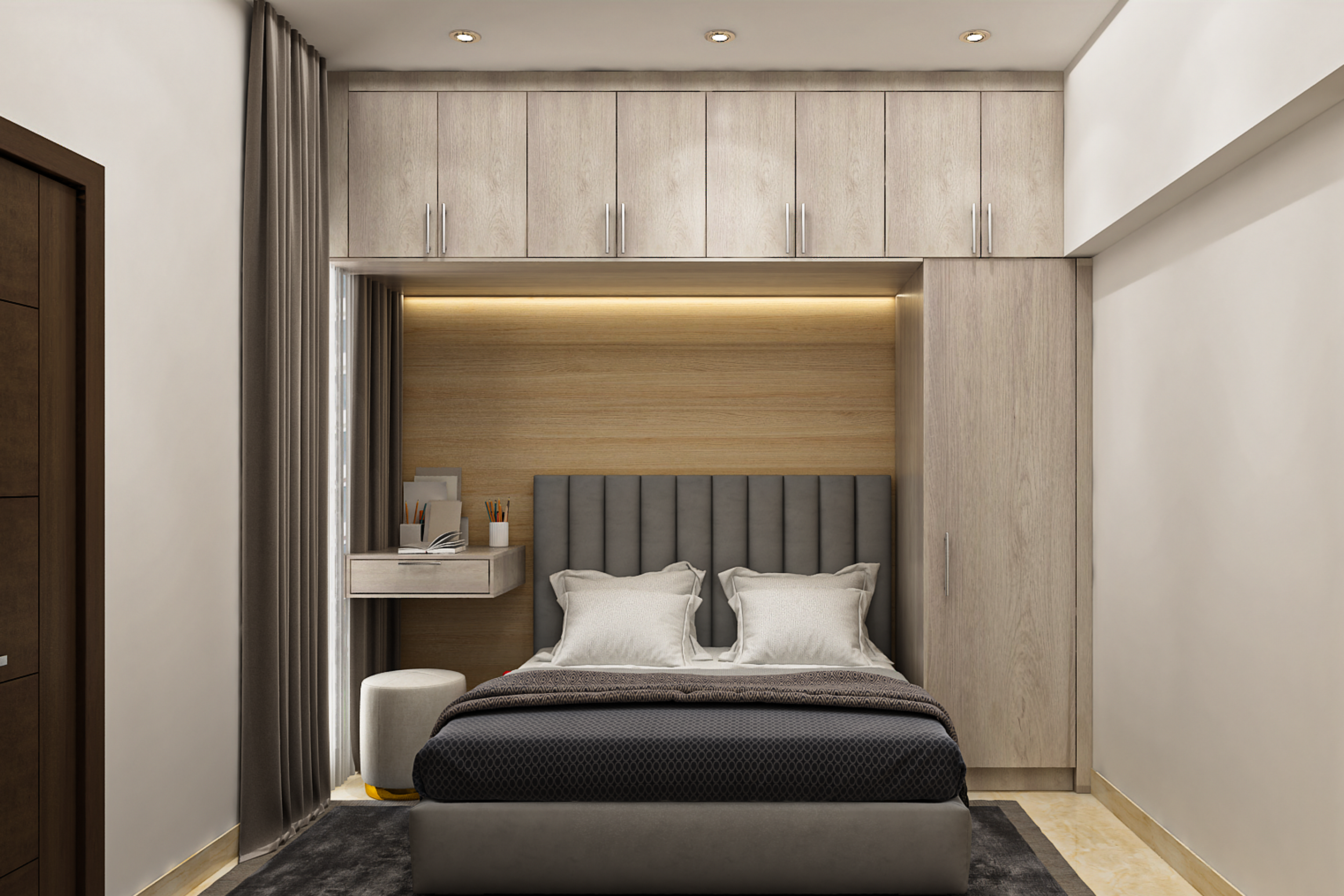 Compact Contemporary Style Kid's Bedroom Design