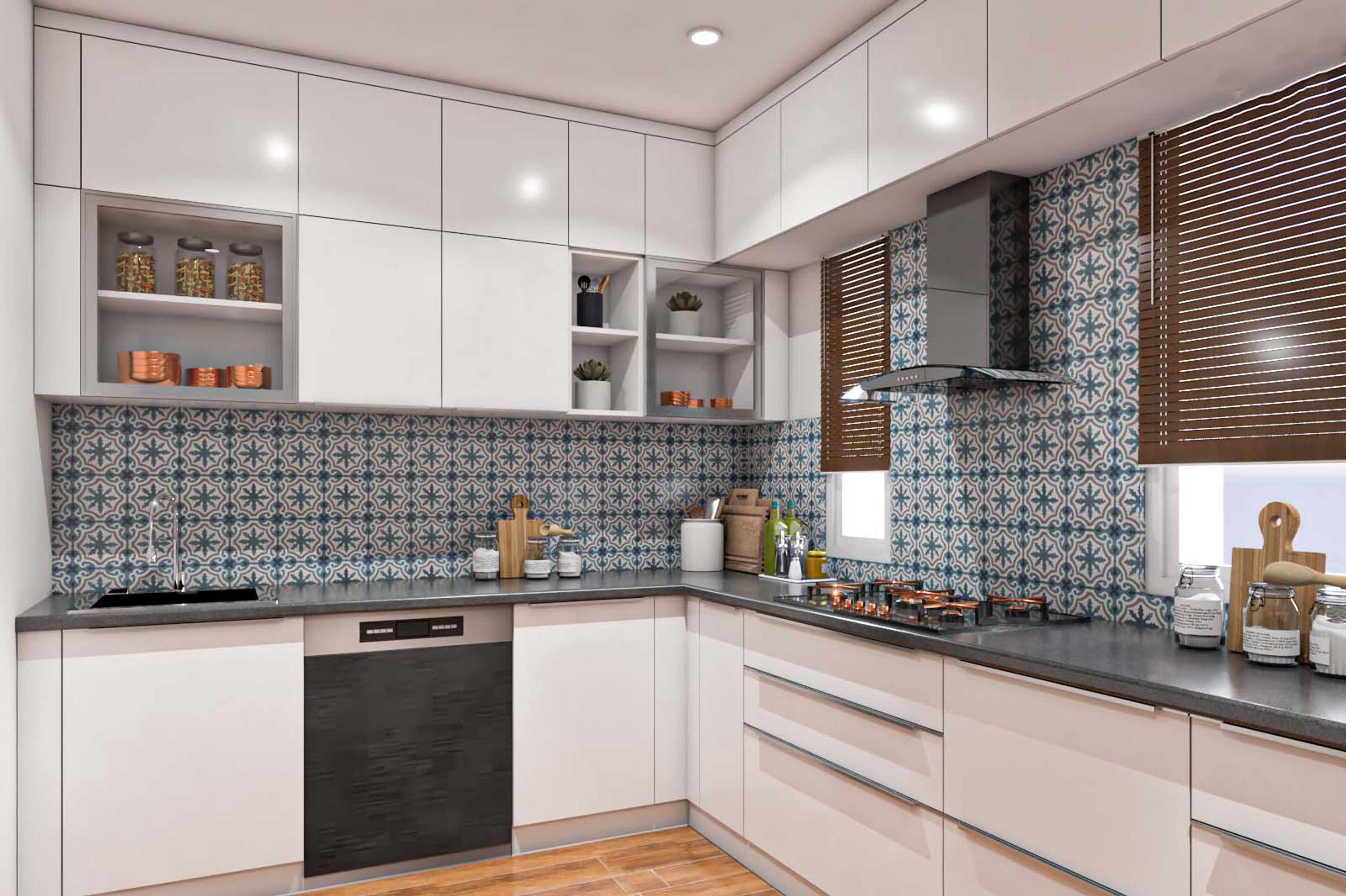 Compact Kitchen Design - Livspace