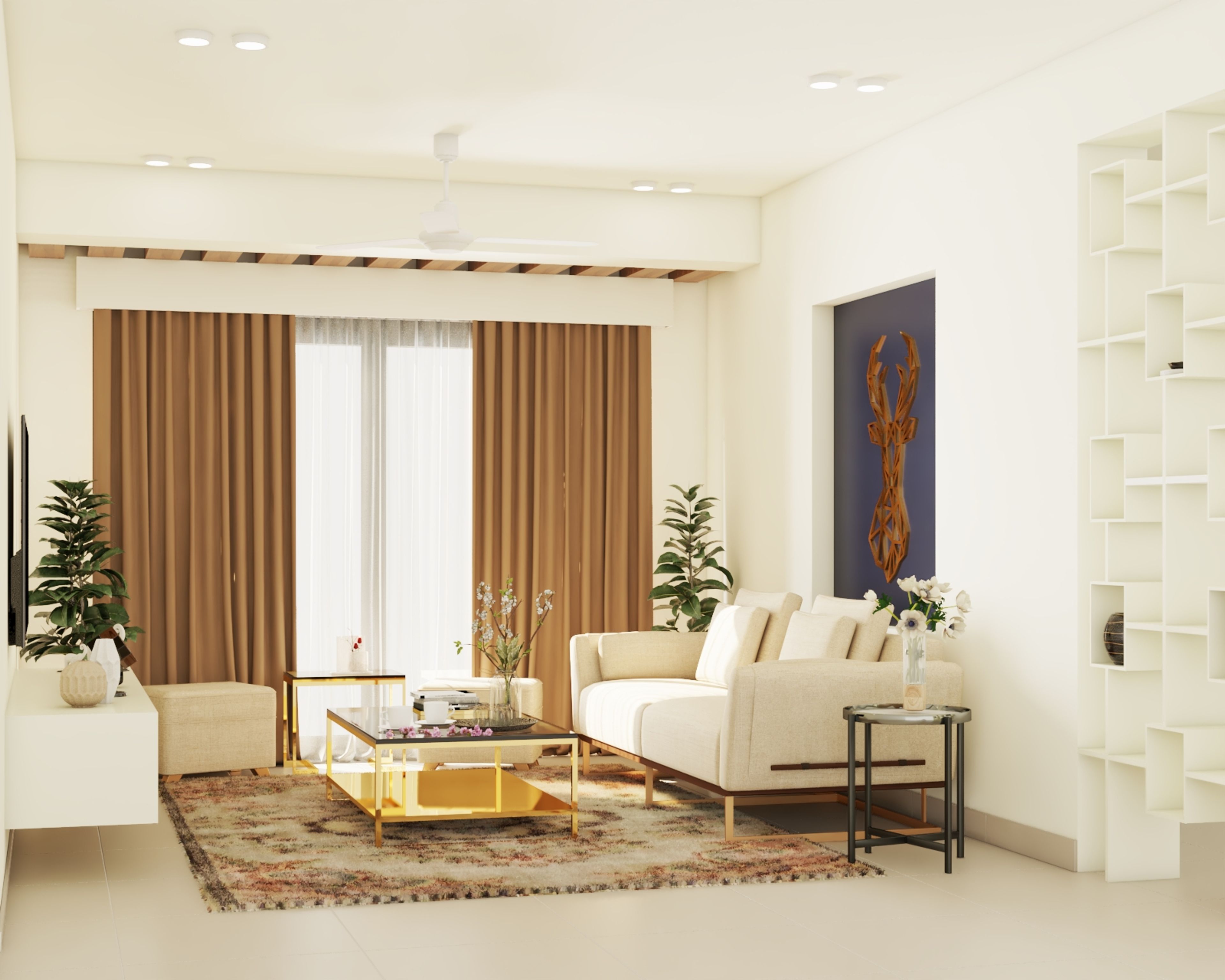 Modern Living Room Design With Cosy Seating