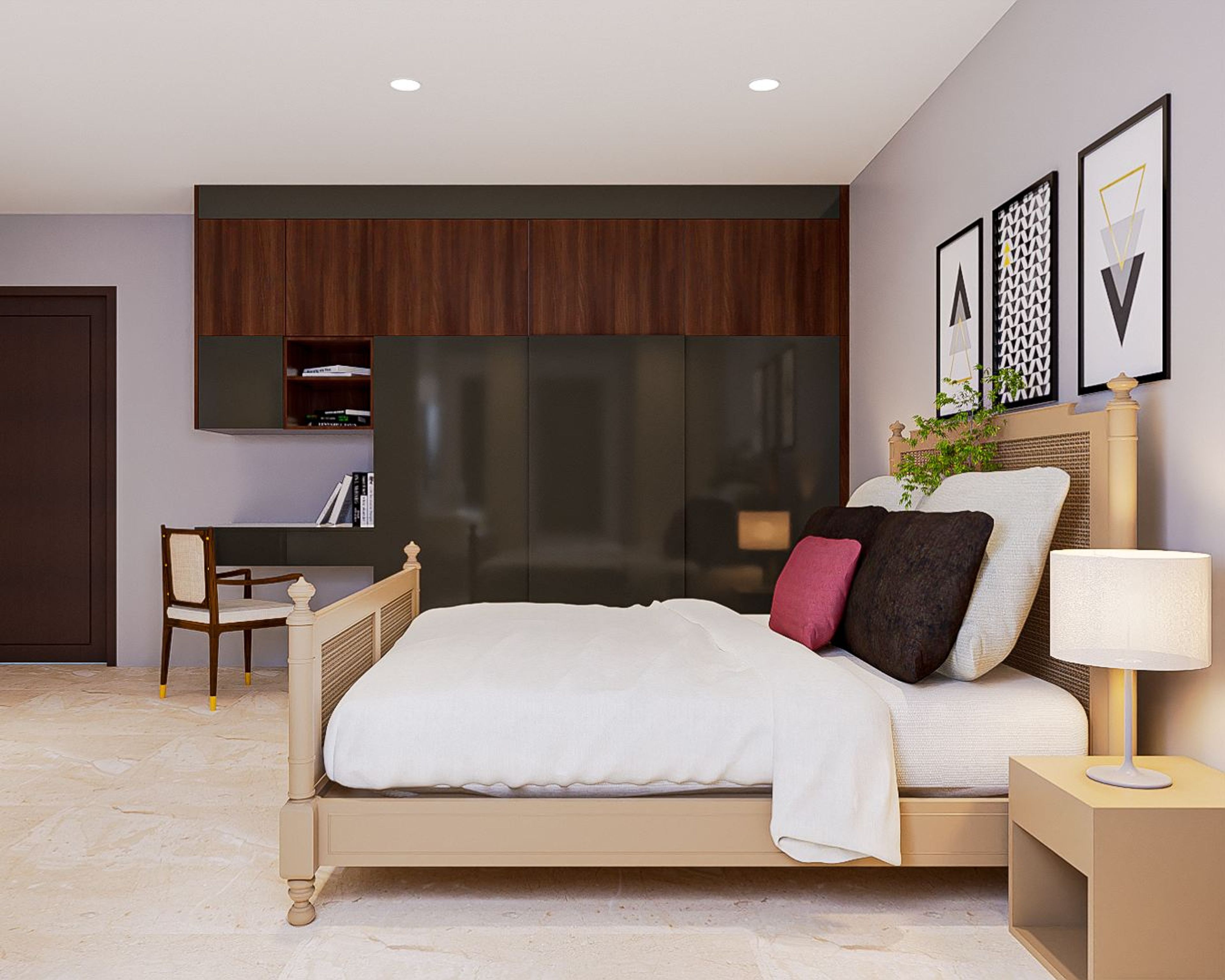 Scandinavian Minimalist Interiors Master Bedroom Design