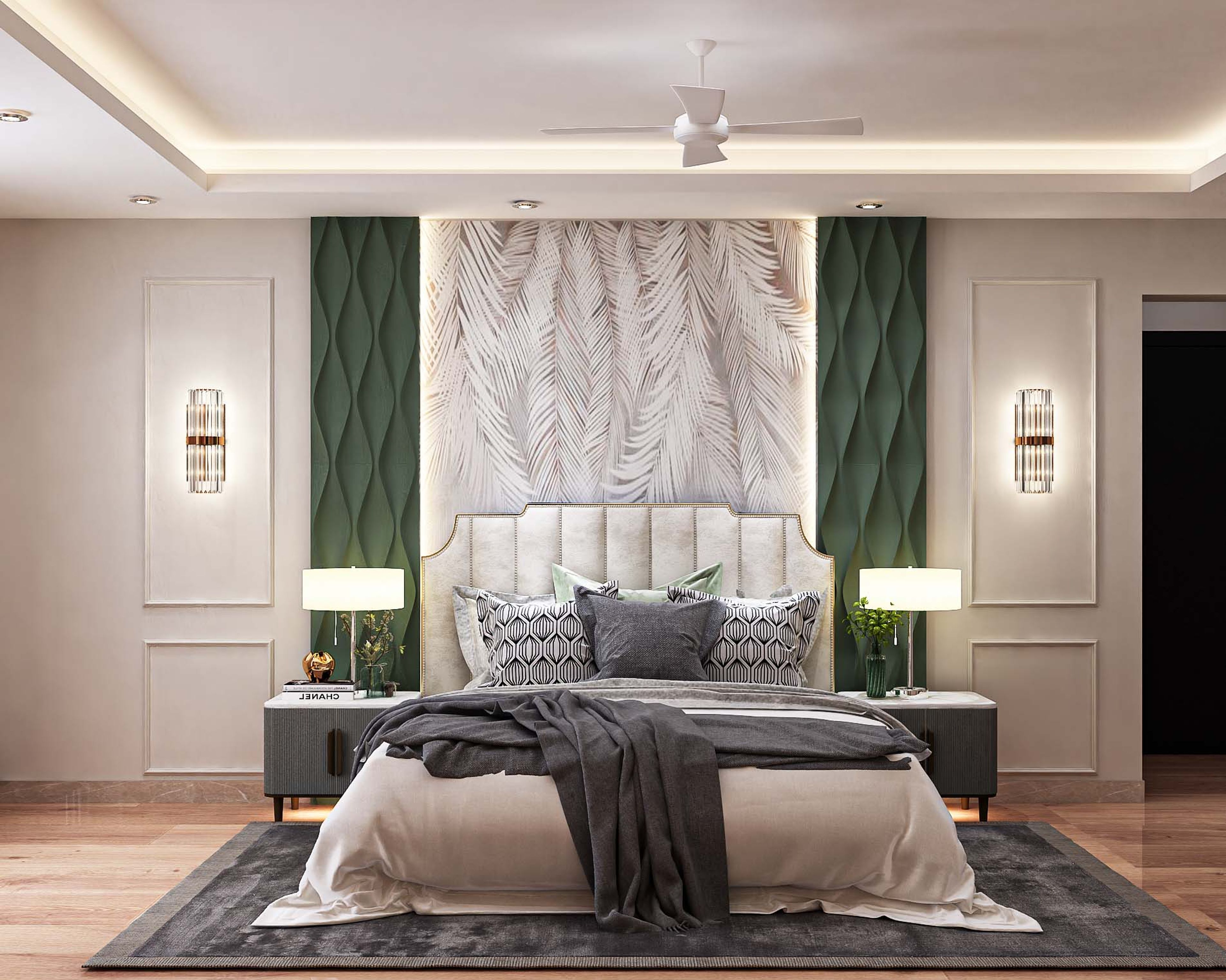 Contemporary Spacious Master Bedroom Design