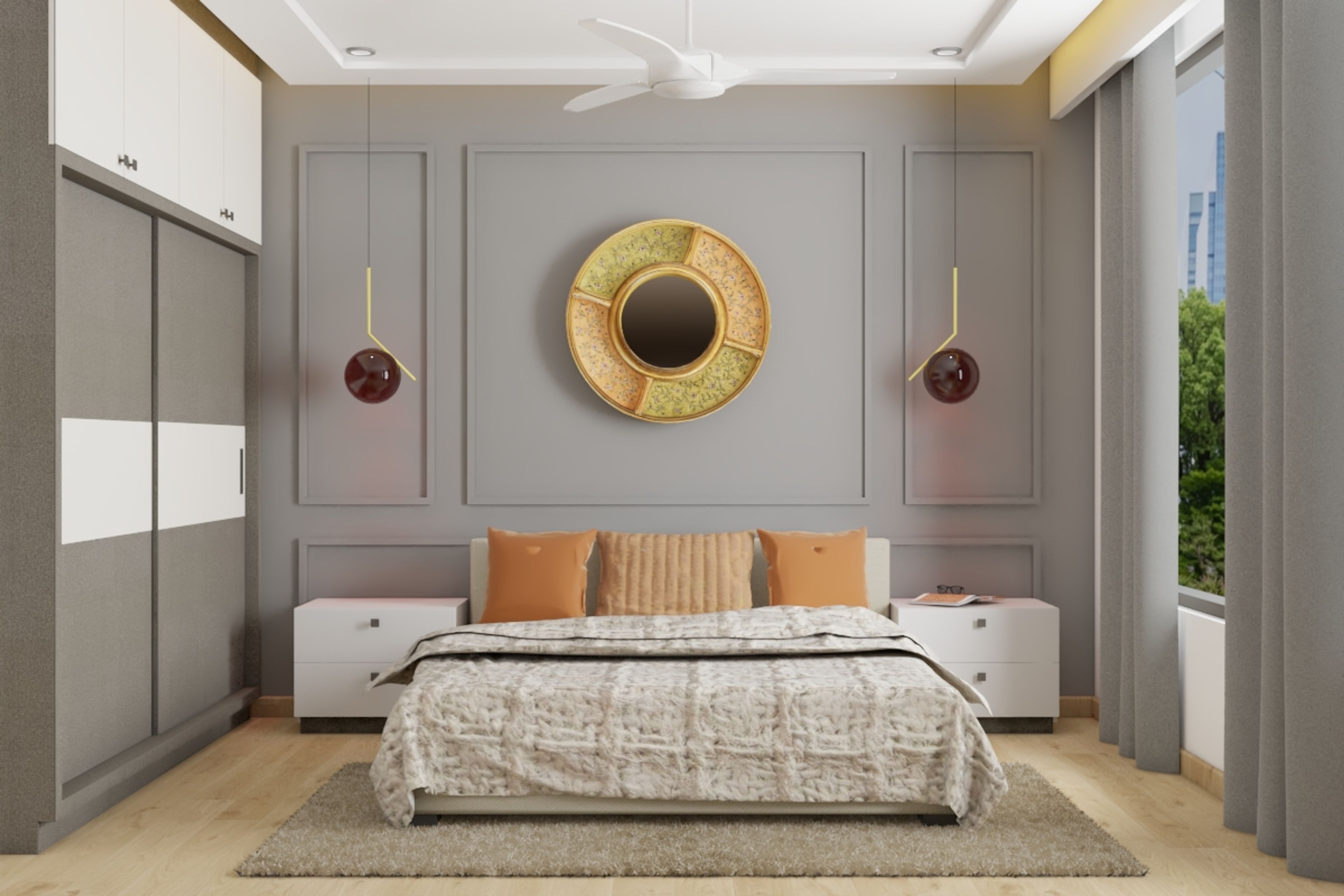 Modern Master Bedroom Design With Grey Toned Interiors