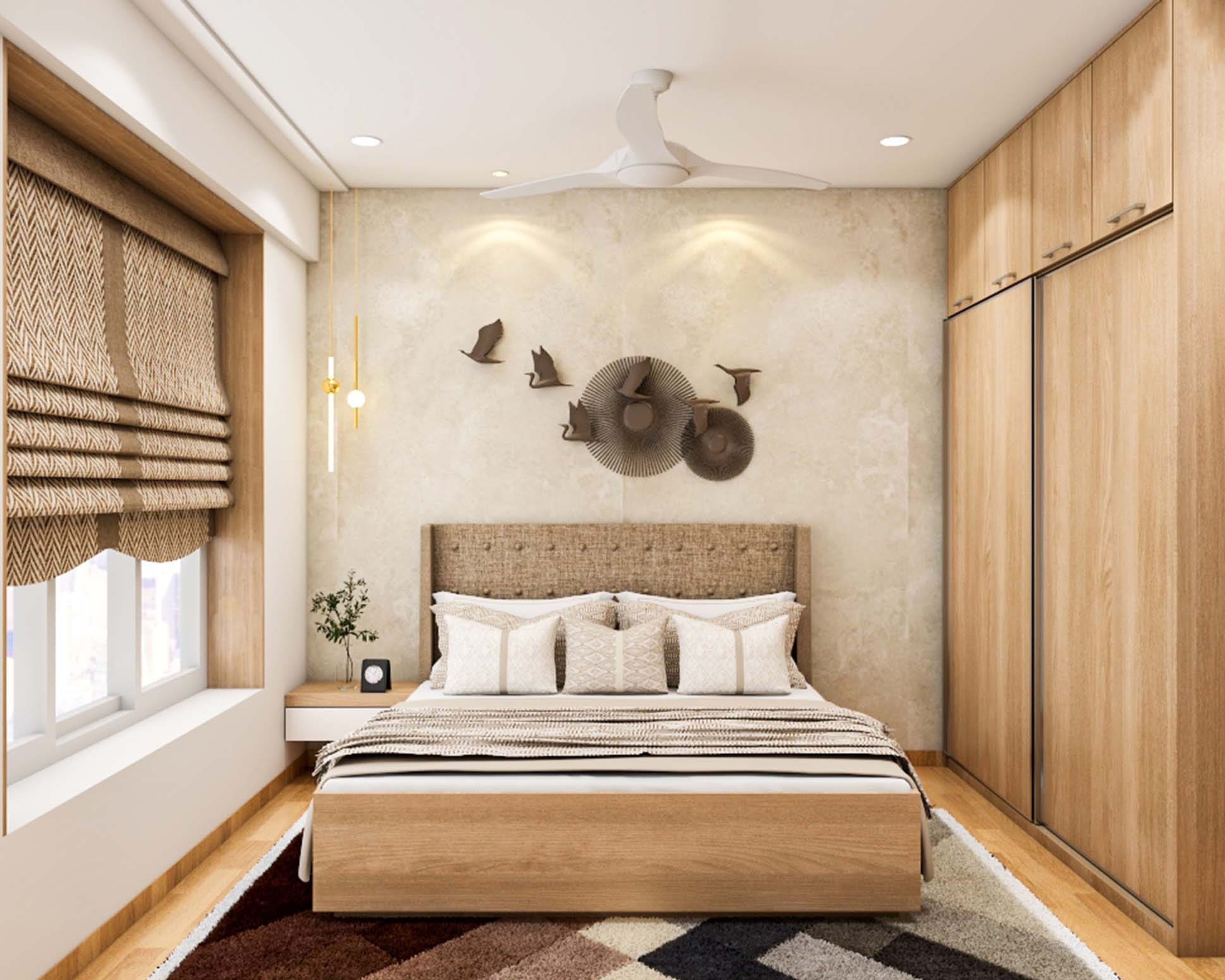 Contemporary Style Guest Room With Compact Interiors