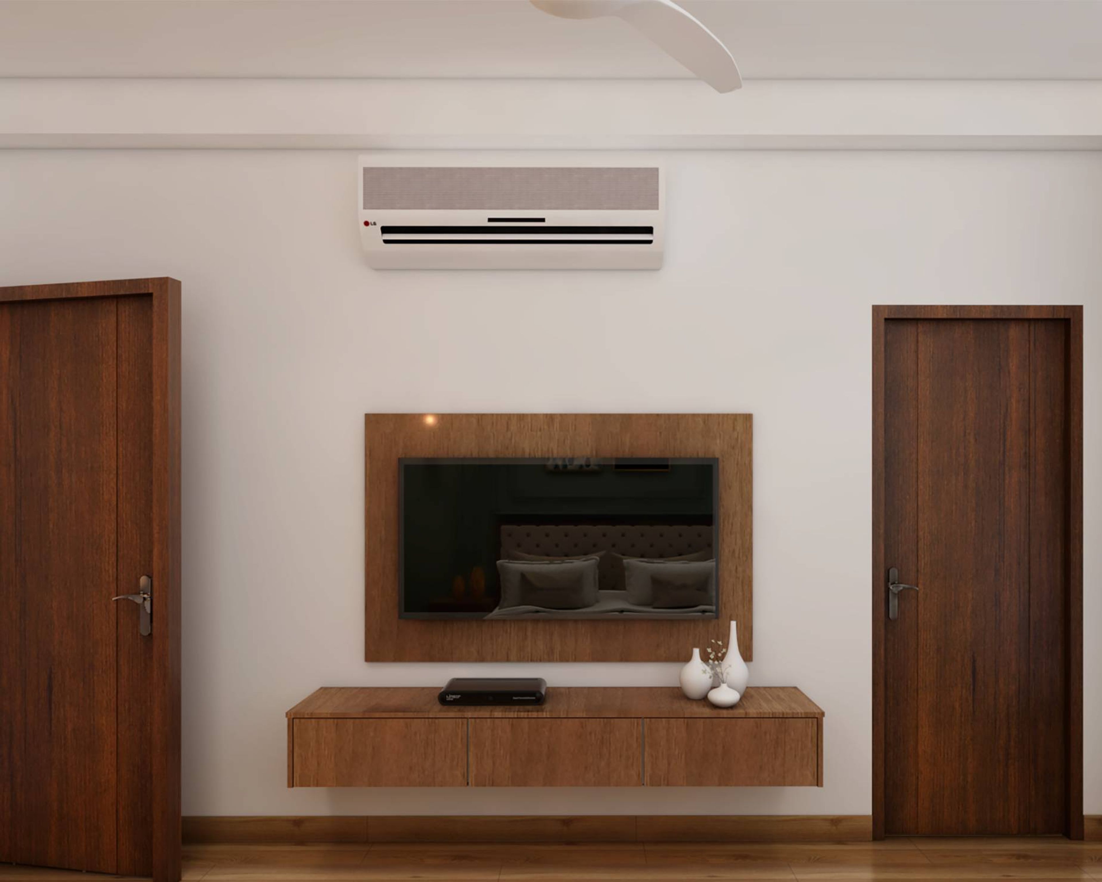 Contemporary TV Unit Design - Livspace