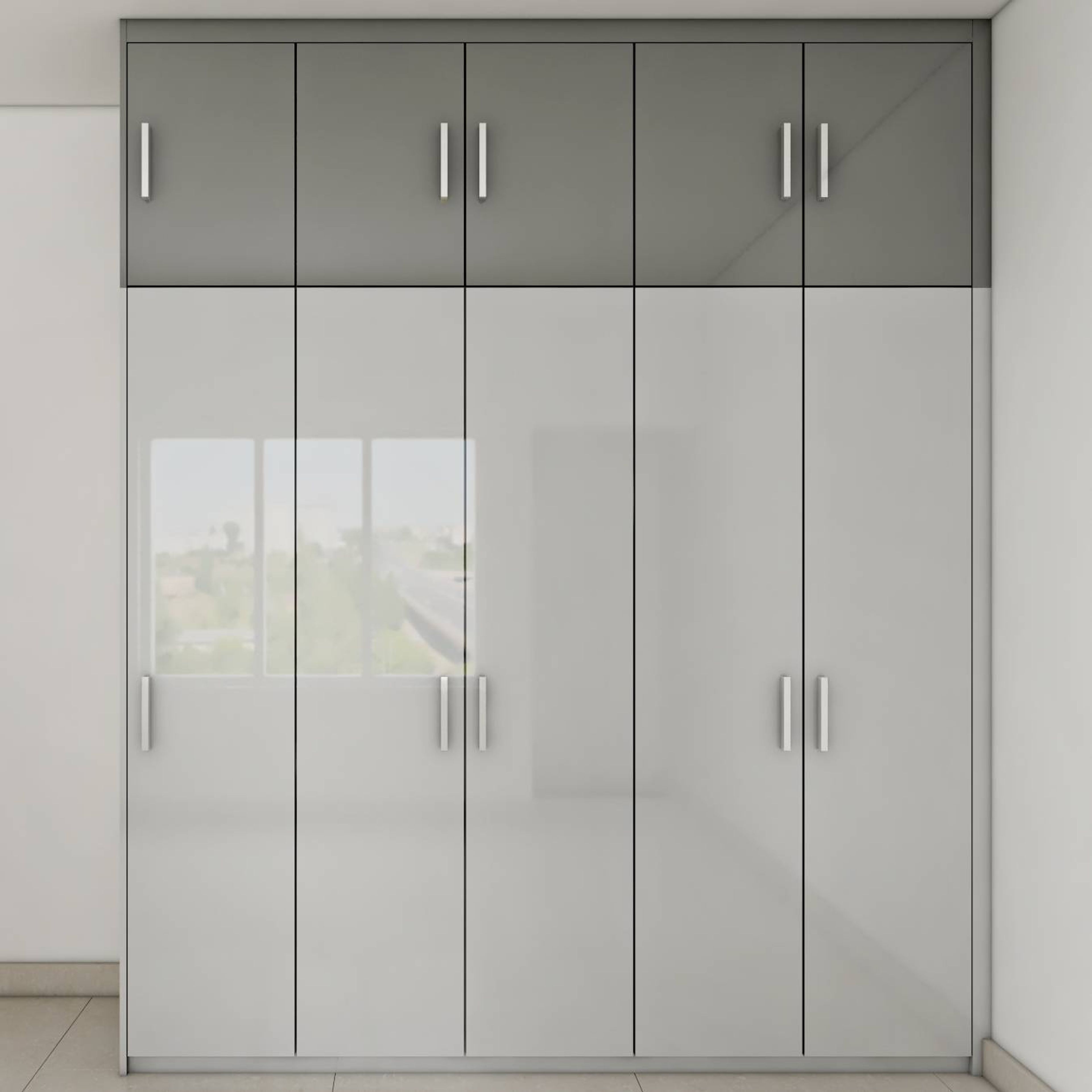 Dual-Toned Modern Style Wardrobe Design