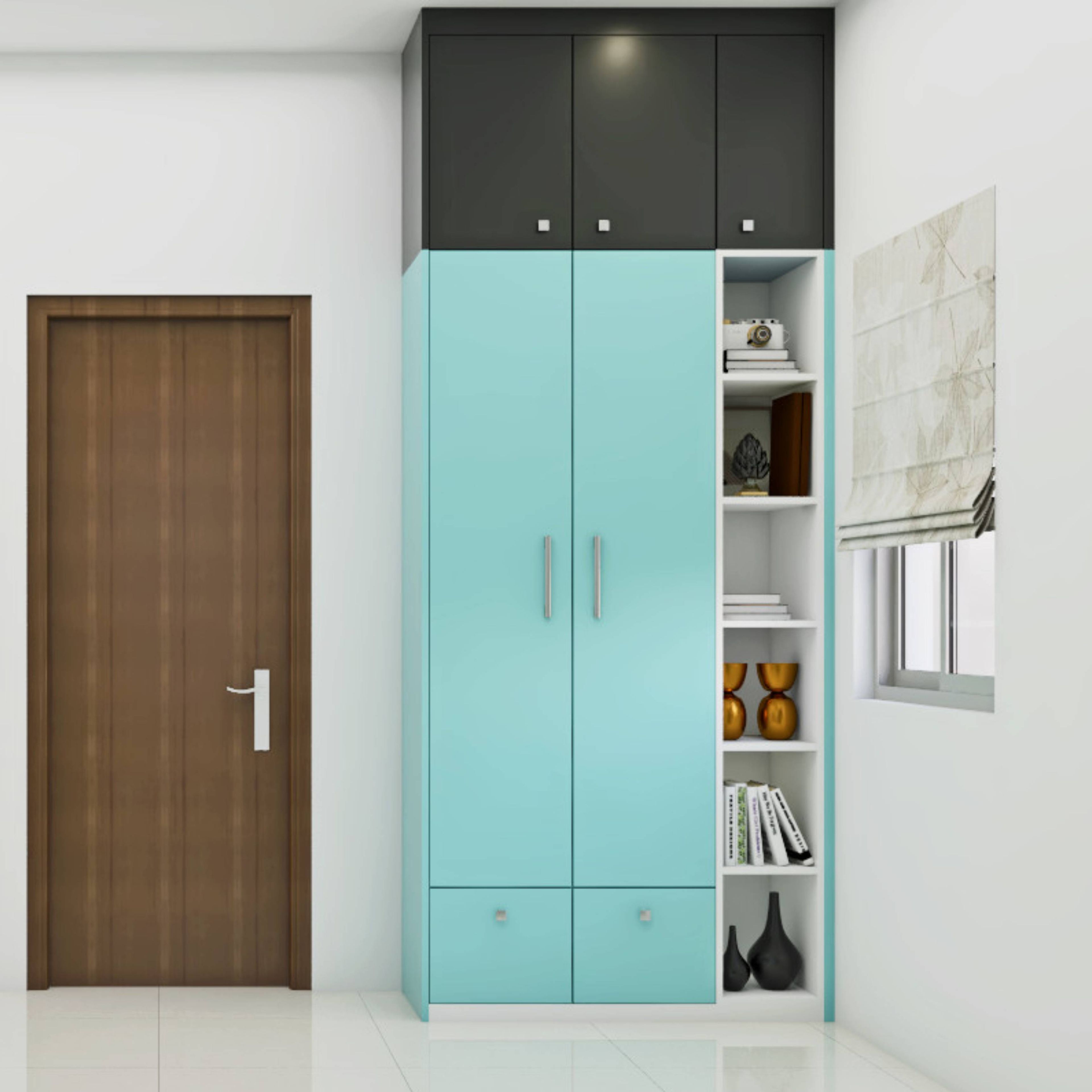 Blue And Black Modern Wardrobe Design