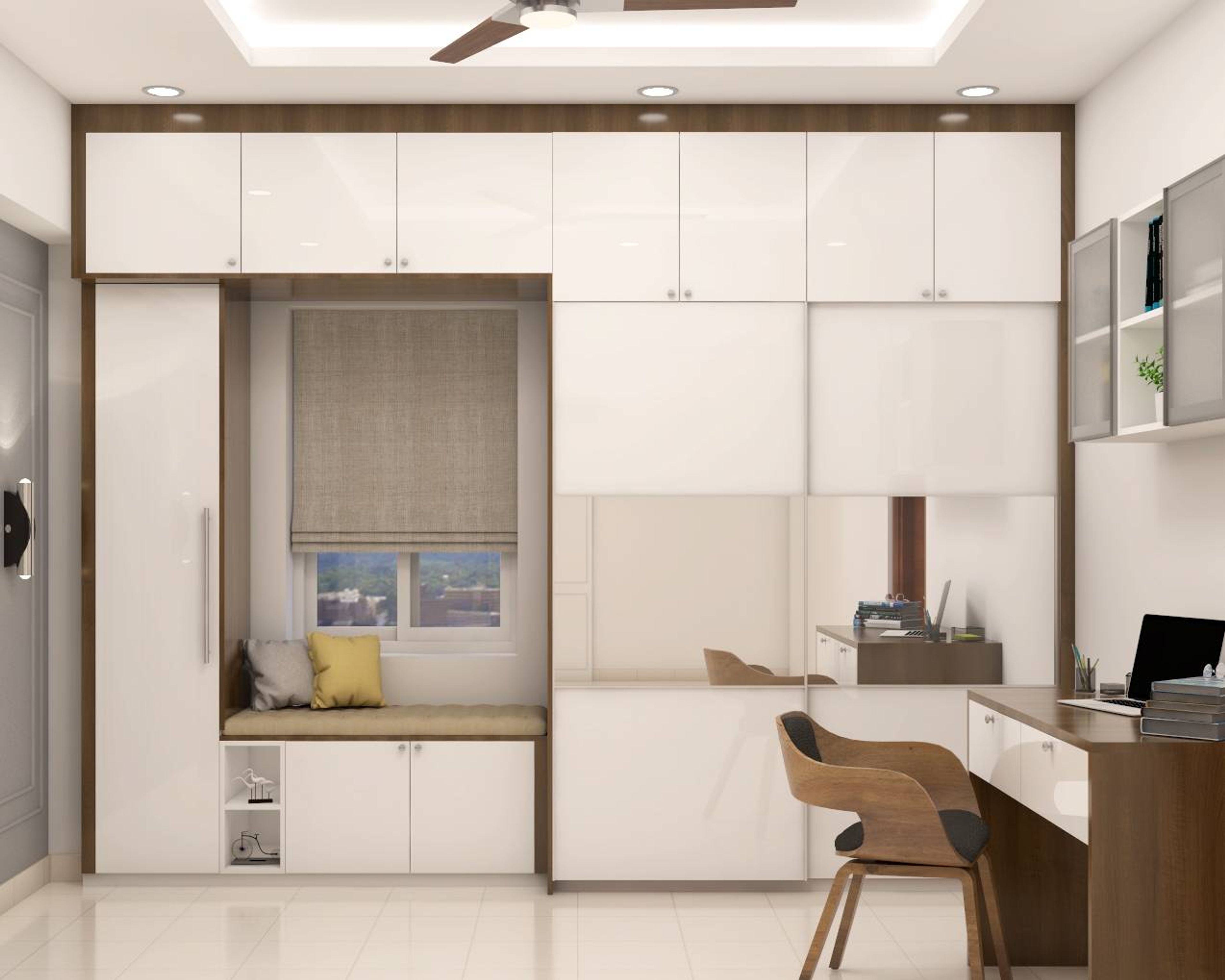 Sliding Wardrobe Design - Livspace