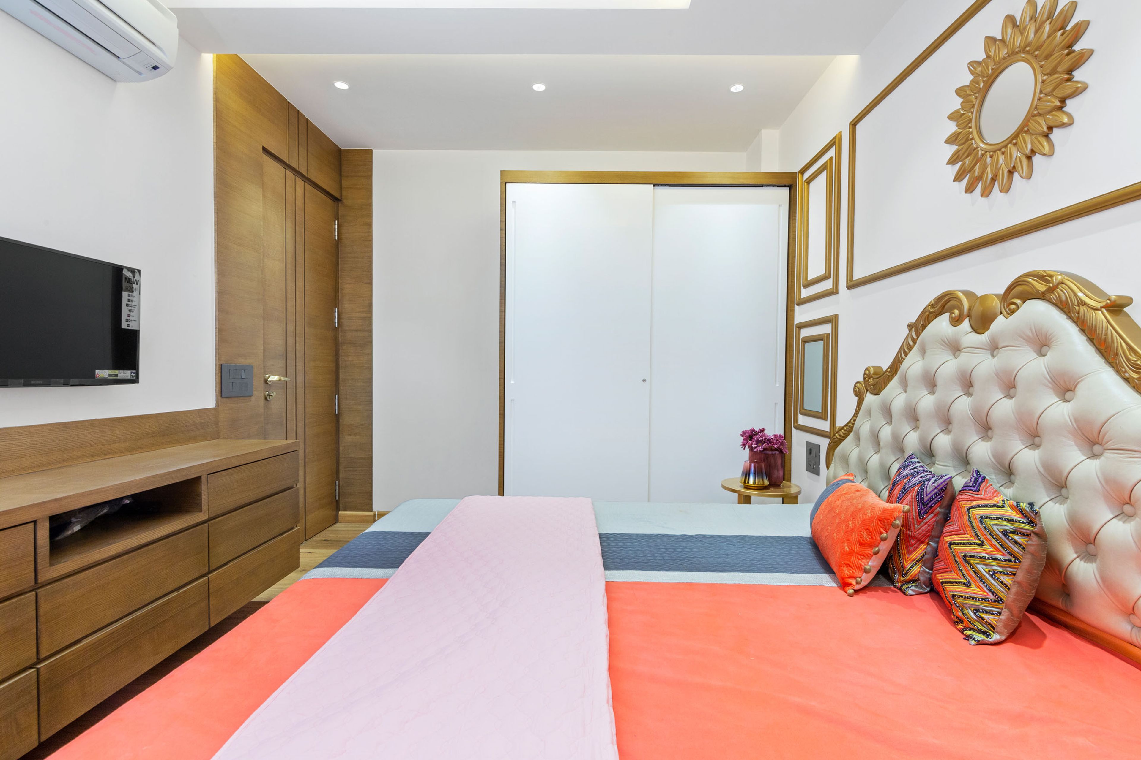 2-Door Sliding Door Wardrobe Design For Kids Room - Livspace