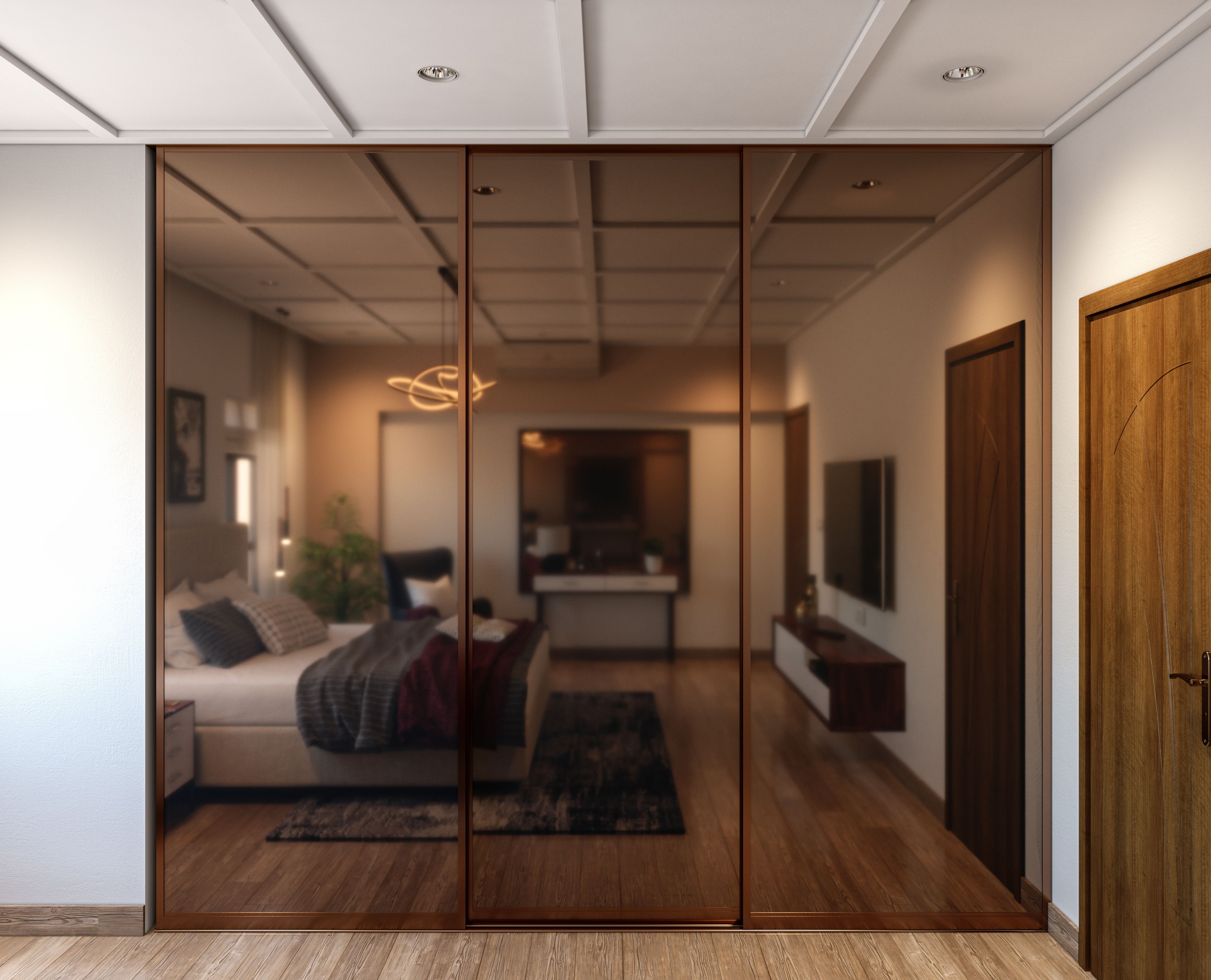 Modern Style Compact Low Maintenance Wardrobe Design